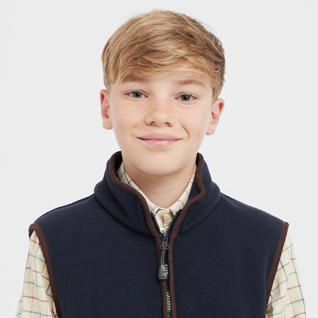 Kids Woodhall Gilet Navy
