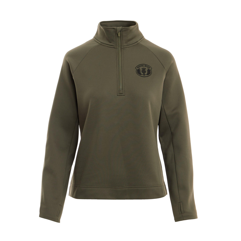 Womens Katie 1/4 Zip Sweatshirt Olive