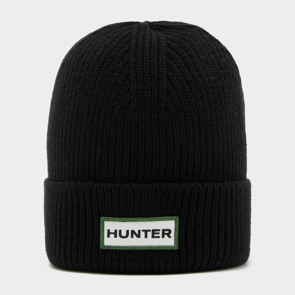 Unisex Green Label Beanie Gift Set Black