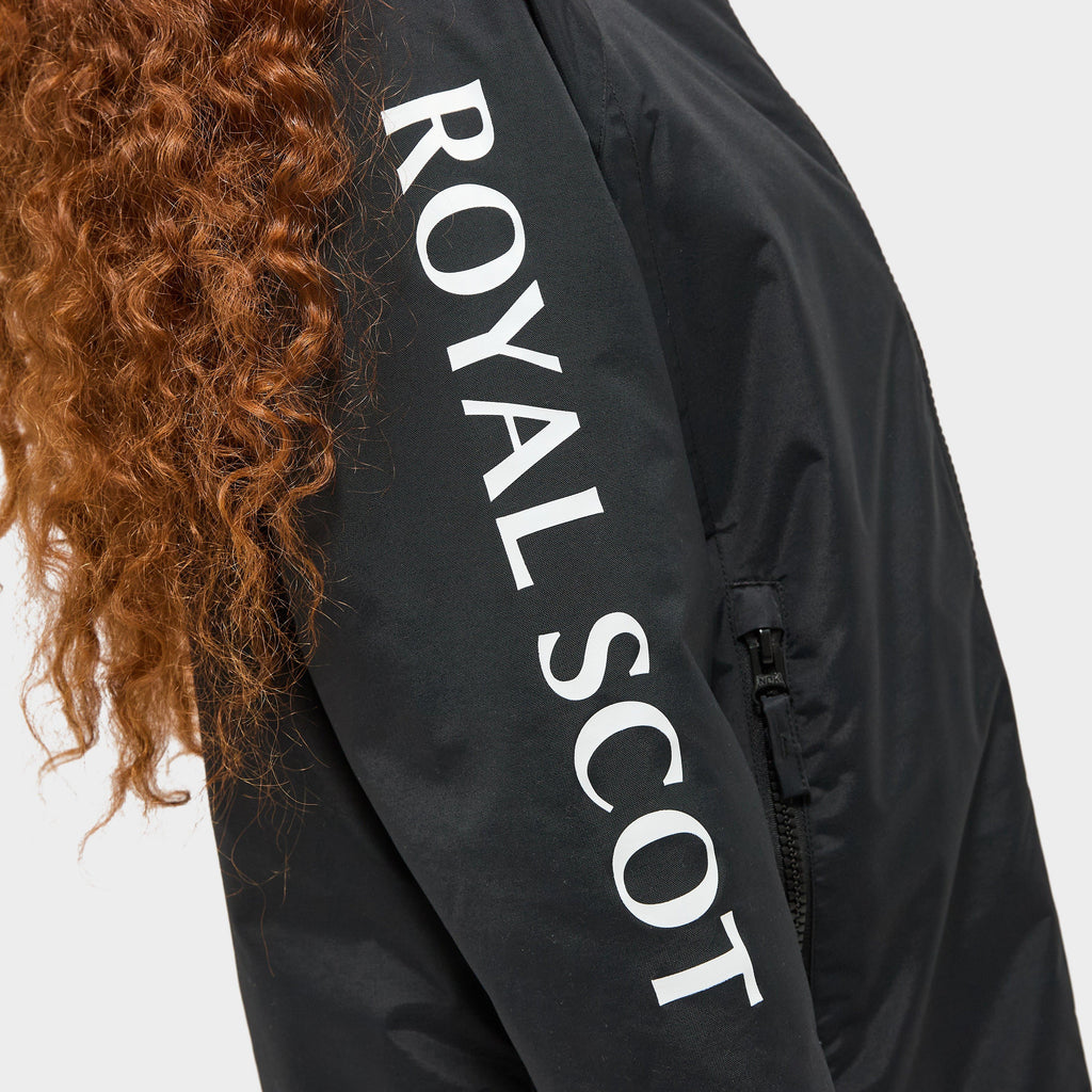 Kids’ Poppy Waterproof Riding Robe Black