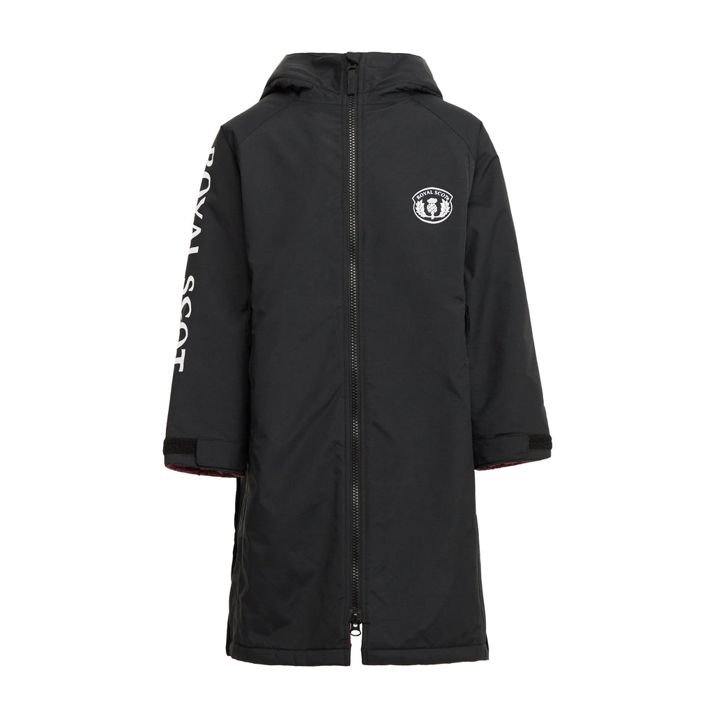 Kids’ Poppy Waterproof Riding Robe Black