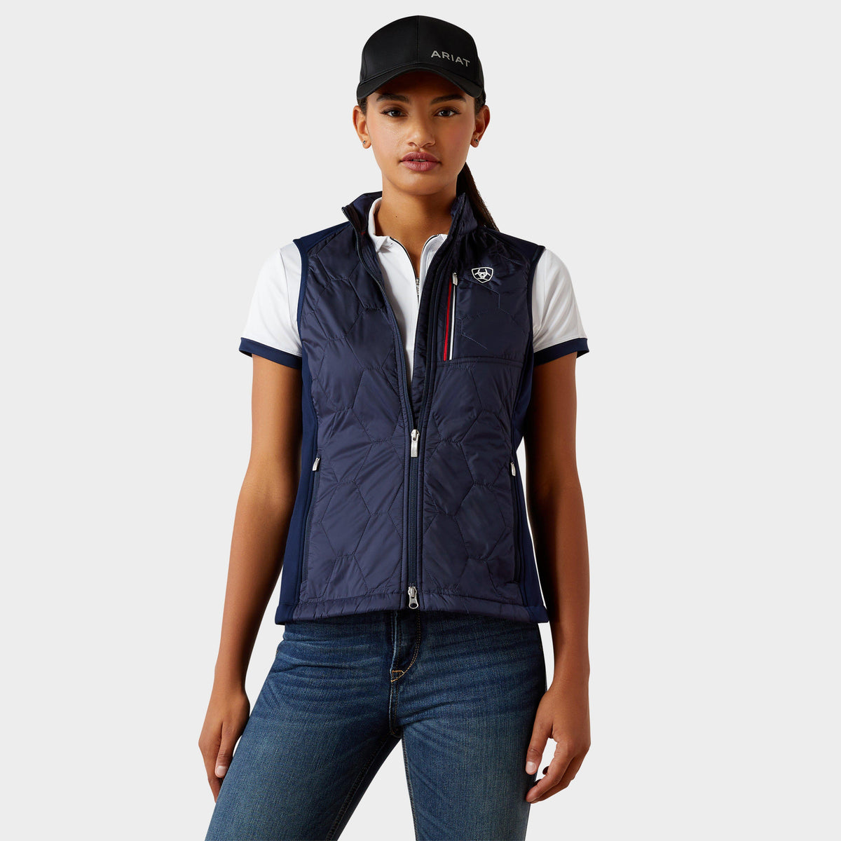 Womens Fusion Insulated Vest Navy