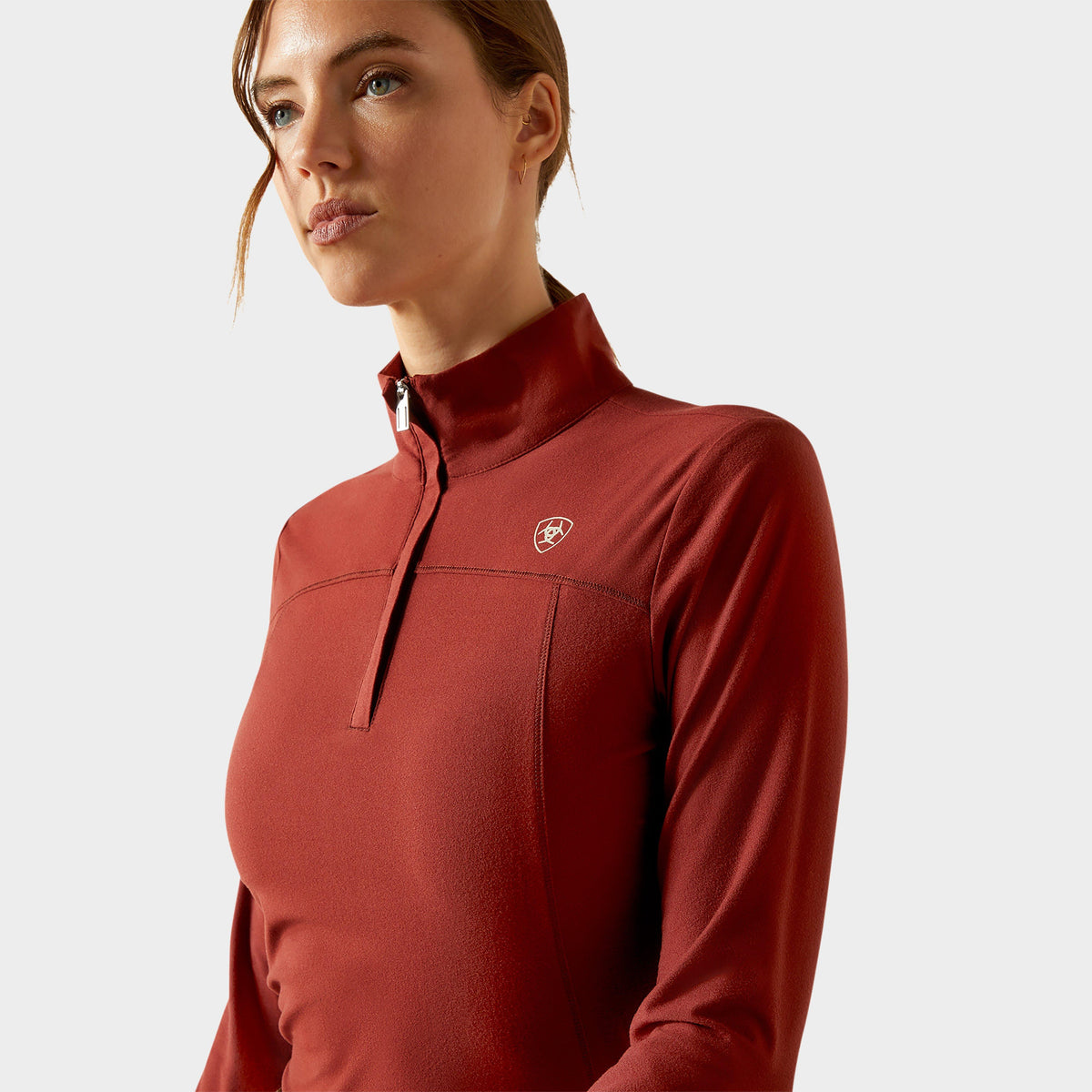 Women's Lowell 1/4 Zip Base Layer Madder Brown