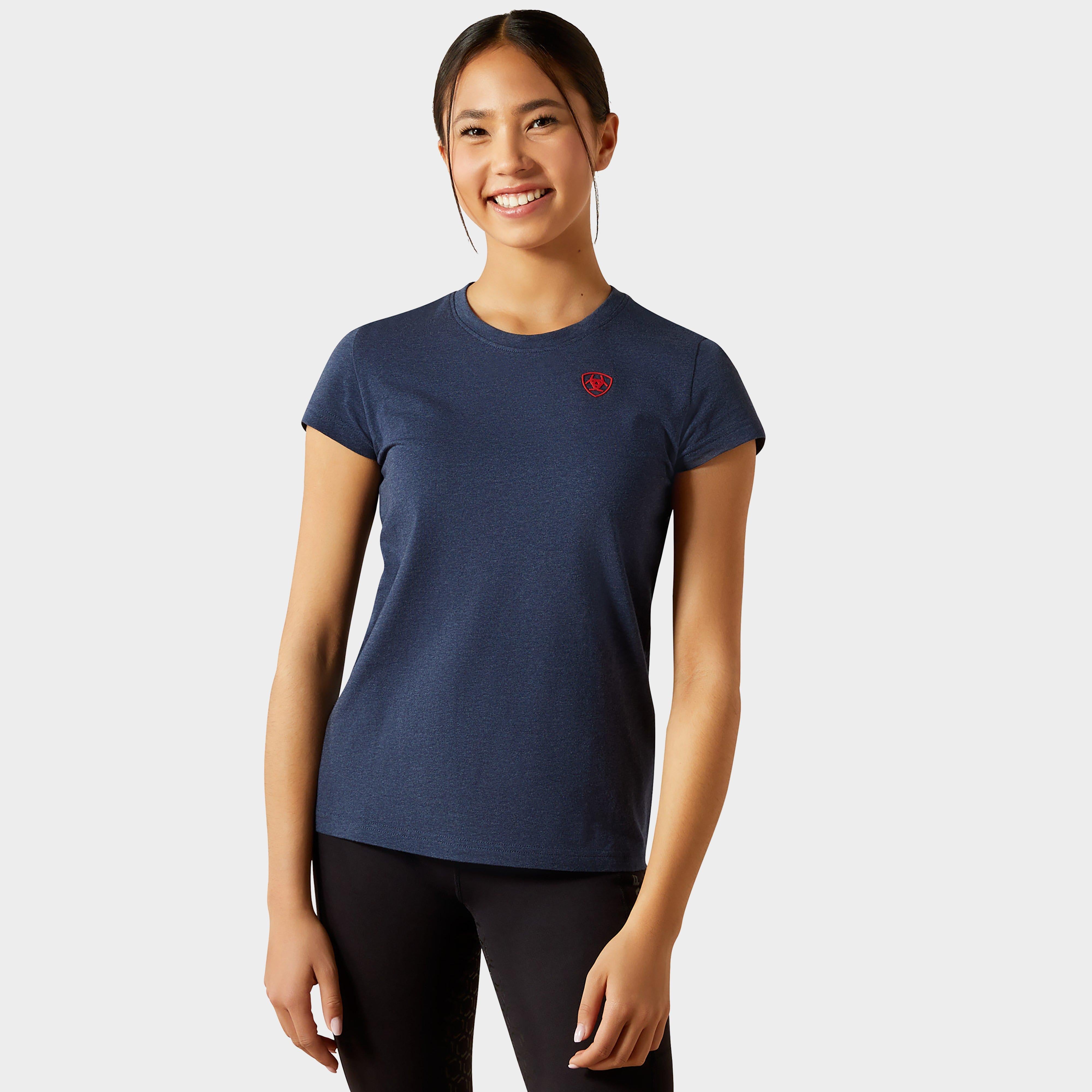 Kids' Ariat BV Logo Junior Tee Navy