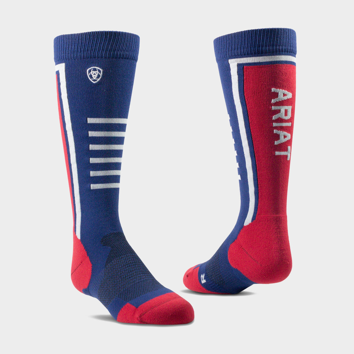 Kids' Slimline Performance Sock Navy/Red