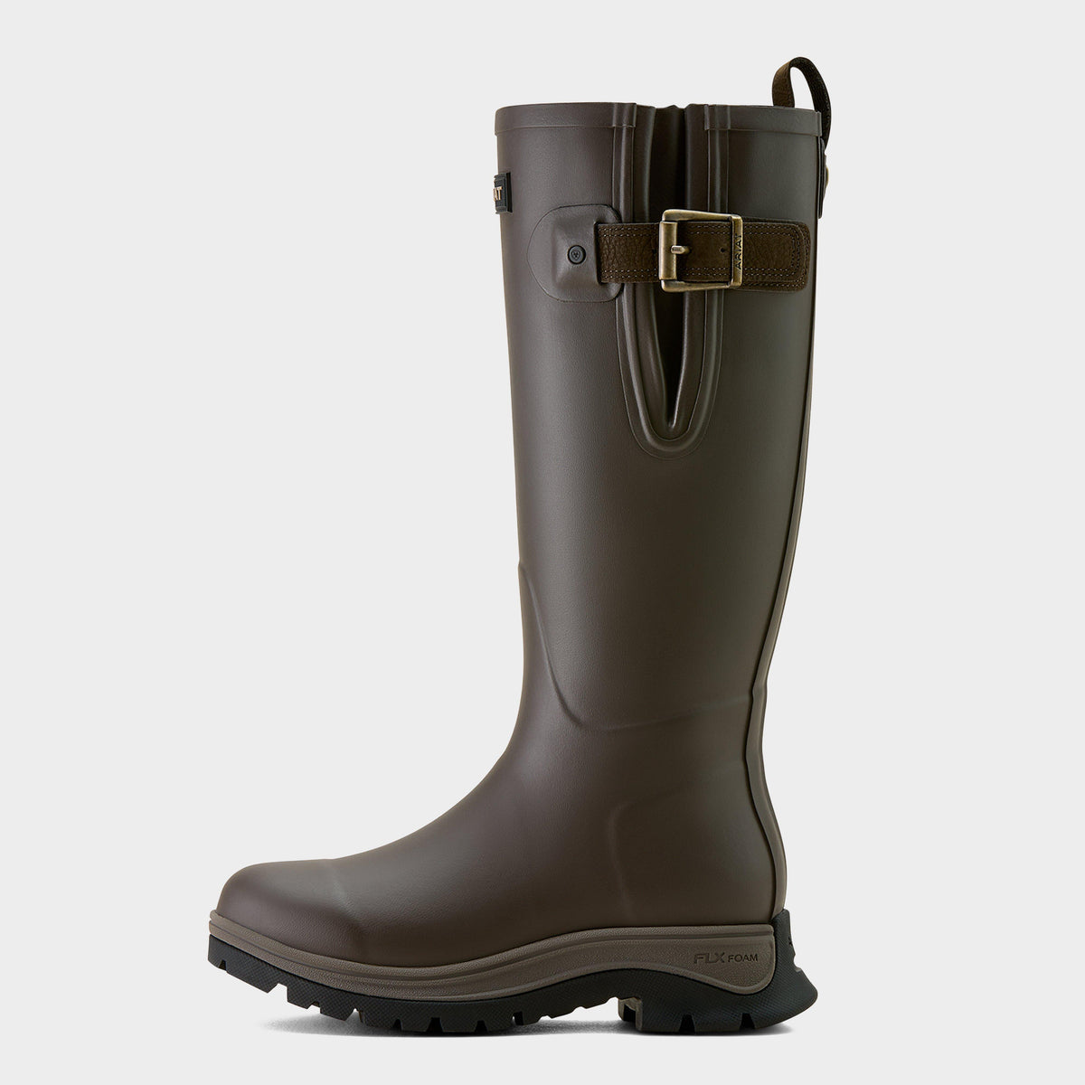 Womans Woodstock Rubber Boot Brown