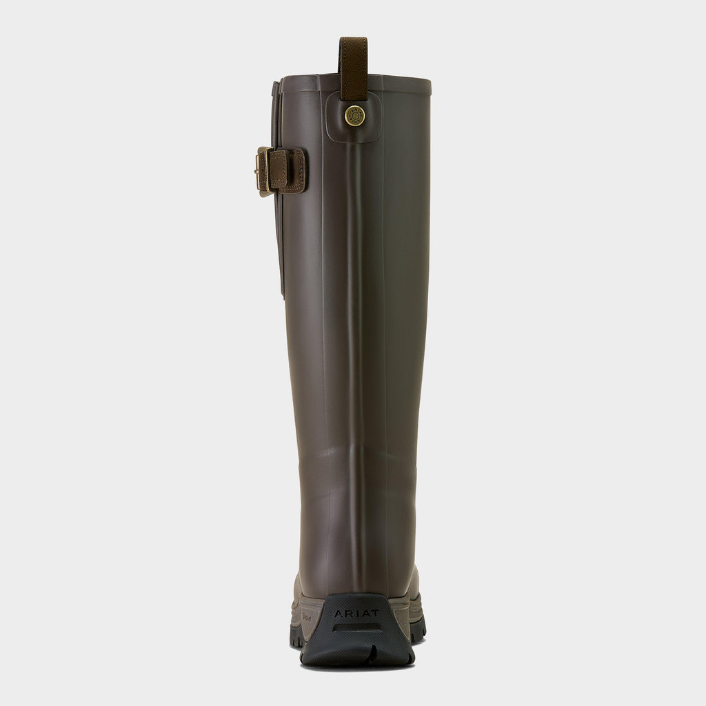 Womans Woodstock Rubber Boot Brown