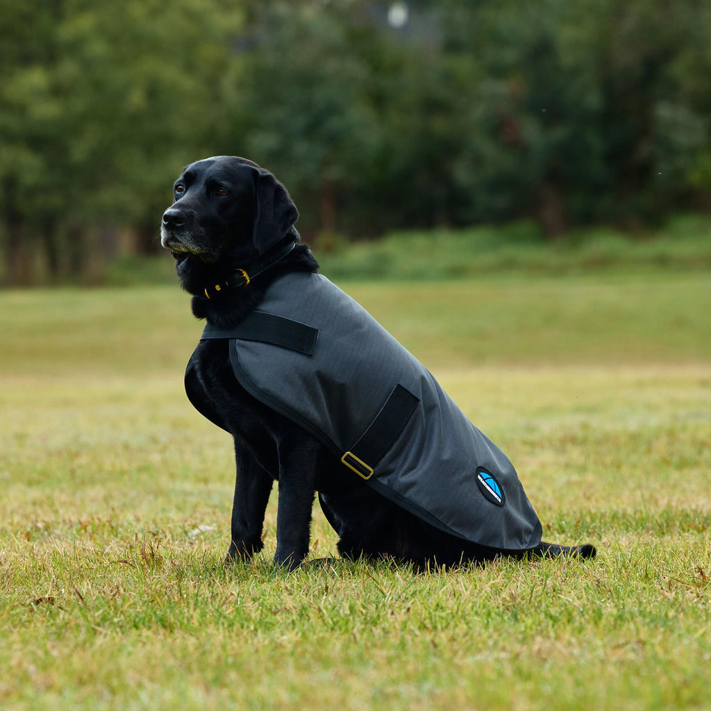 ComFiTec Classic Waterproof Dog Coat Charcoal