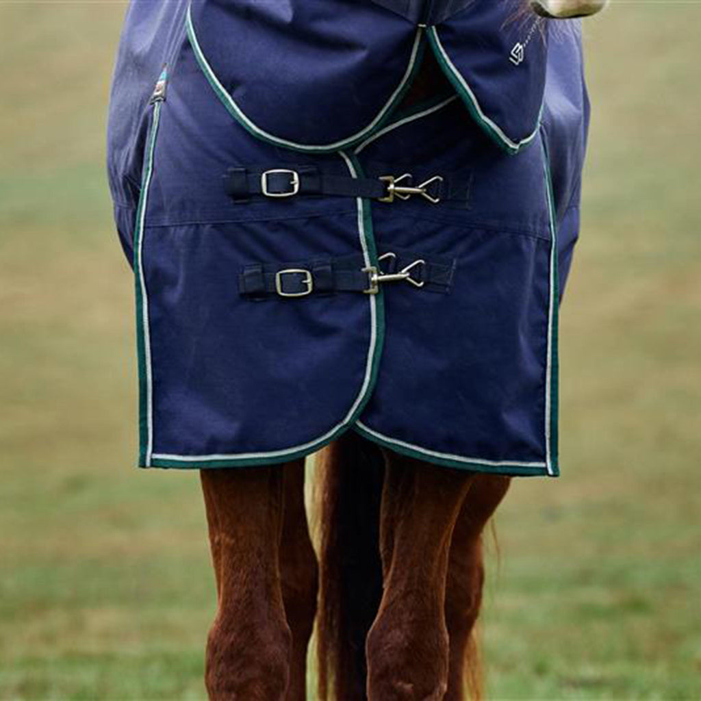 ComFiTec Plus Dynamic II Detach-A-Neck Mediumweight 220g Turnout Rug Navy