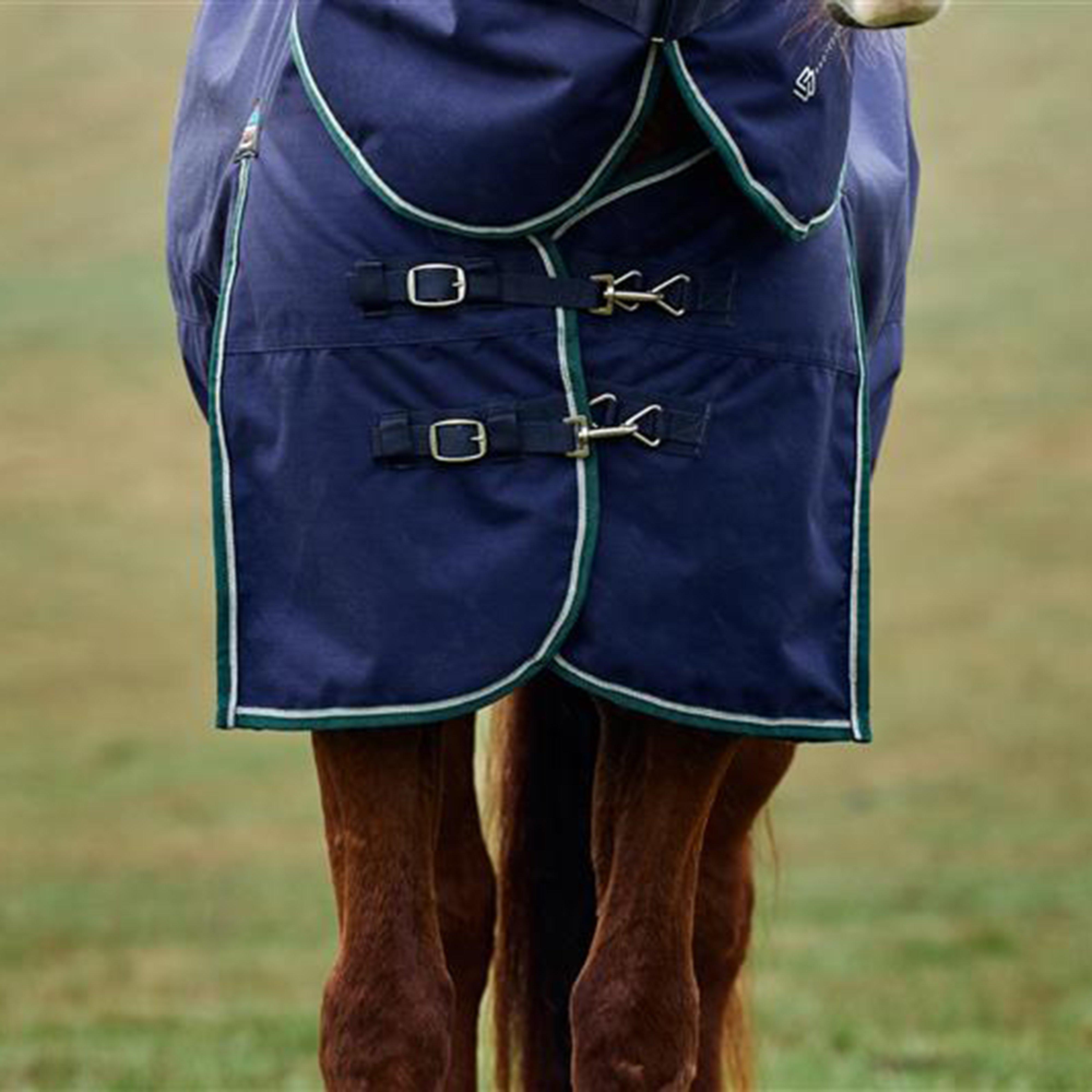 ComFiTec Plus Dynamic II Detach-A-Neck Mediumweight 220g Turnout Rug Navy