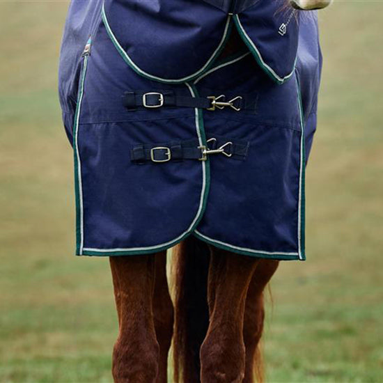 ComFiTec Plus Dynamic II Detach-A-Neck Mediumweight 220g Turnout Rug Navy