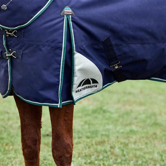 ComFiTec Plus Dynamic II Detach-A-Neck Mediumweight 220g Turnout Rug Navy