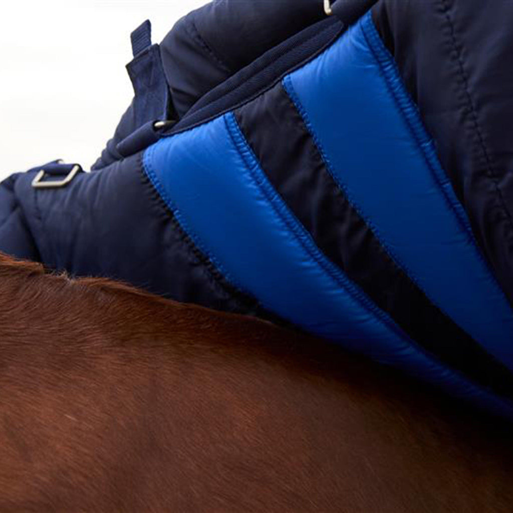 ComFiTec Plus Dynamic II Detach-A-Neck Mediumweight 220g Turnout Rug Navy