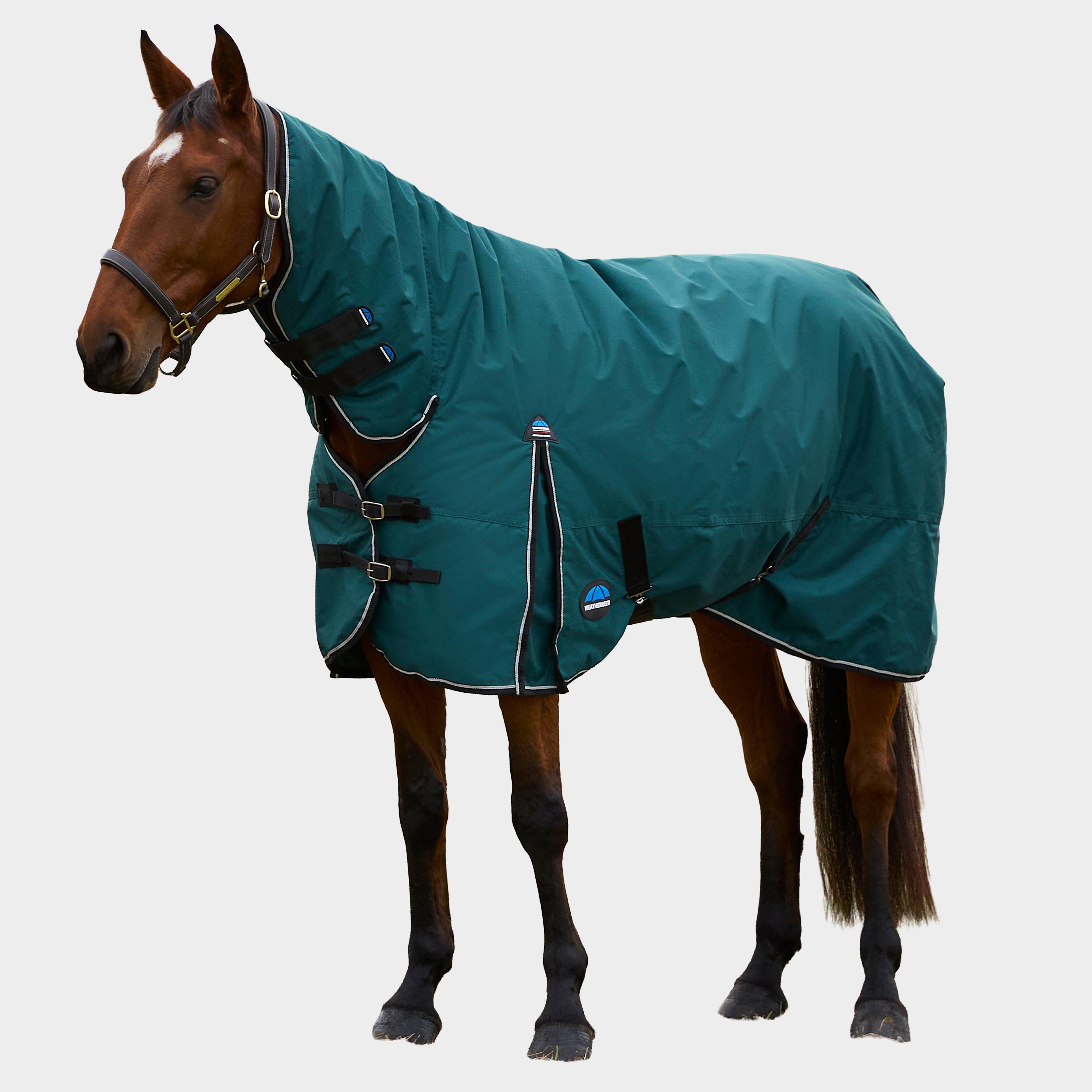ComFiTec Classic Combo Neck 220g Mediumweight Turnout Rug Dark Blue/Coffee