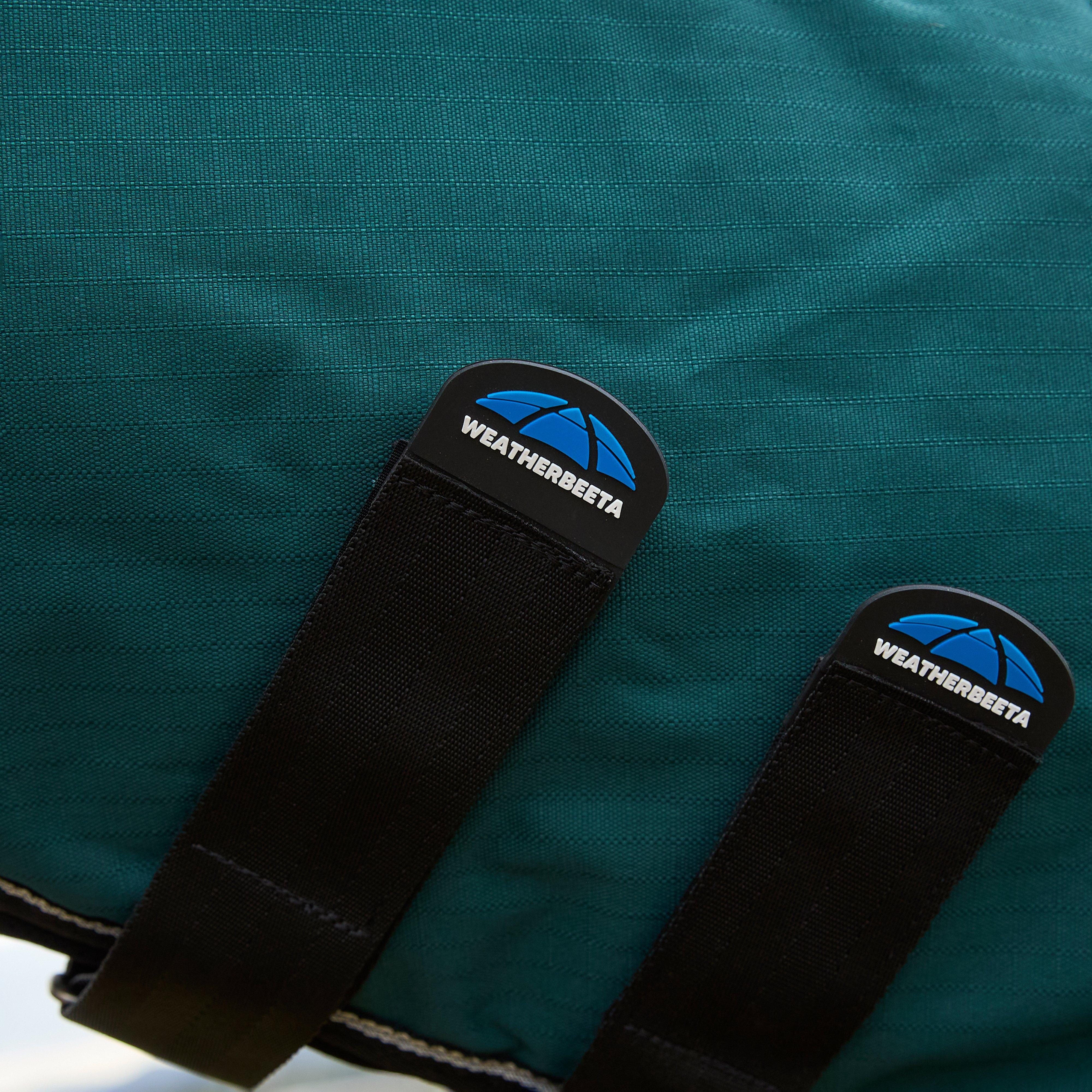 ComFiTec Classic Combo Neck 220g Mediumweight Turnout Rug Dark Blue/Coffee