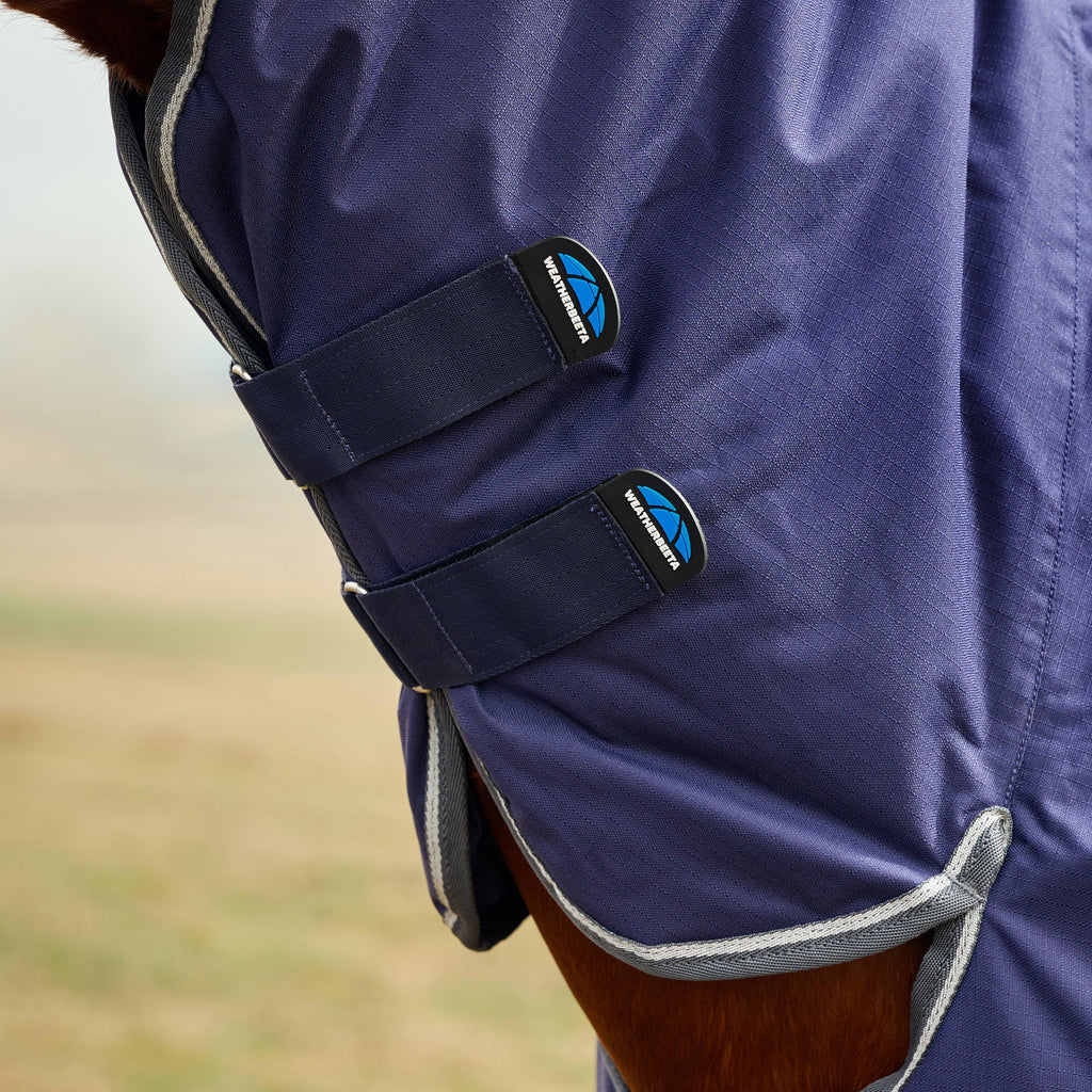 ComFiTec Tyro Combo Neck 50g Lite Plus Turnout Rug Navy