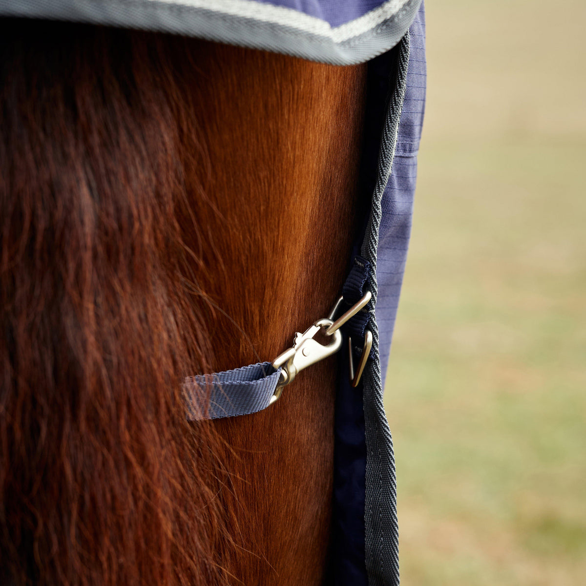 ComFiTec Tyro Combo Neck 50g Lite Plus Turnout Rug Navy