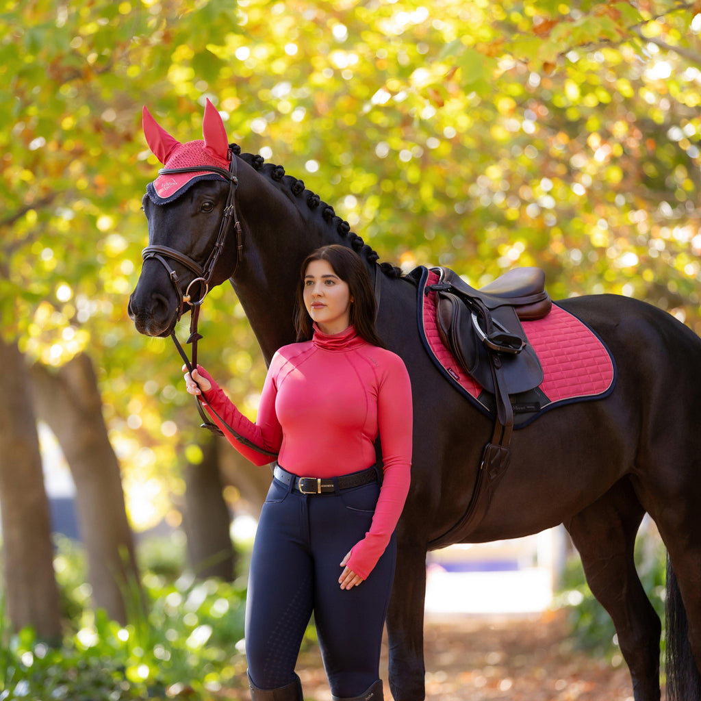 Womens Sara Snood Base Layer Cranberry