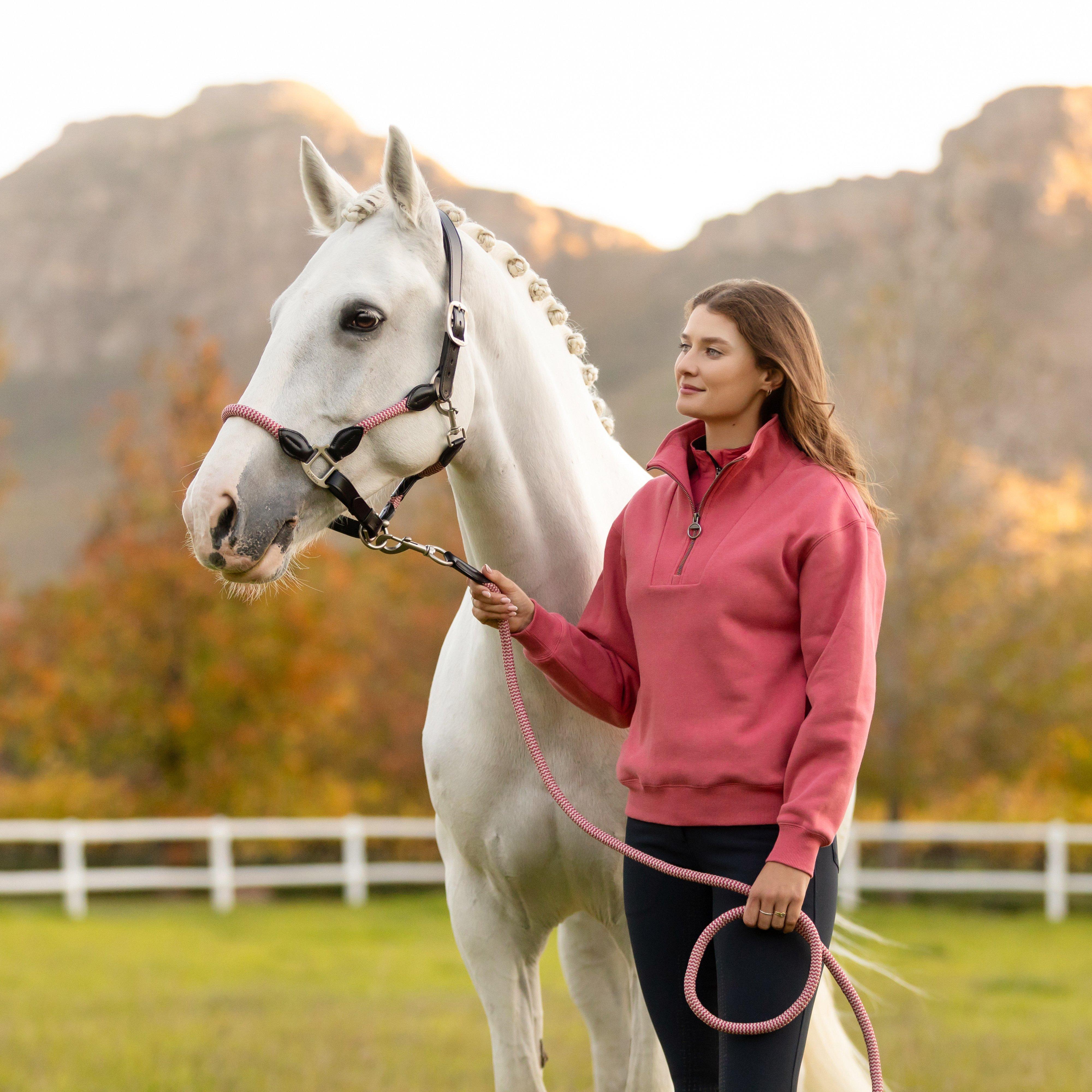 Womens Keira Quarter Neck Sweater Cranberry