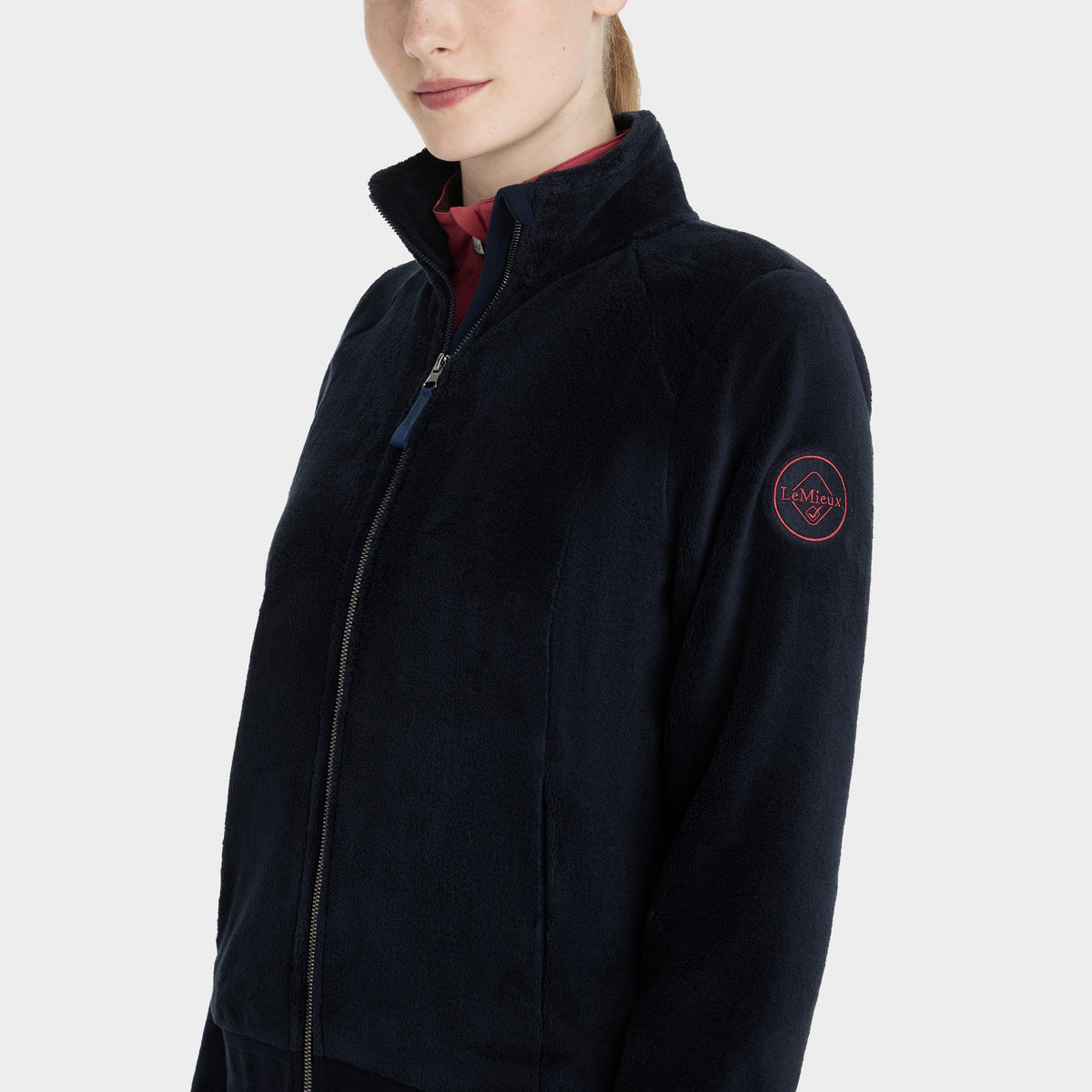 Womens Liberty Zip Through Fleece Navy