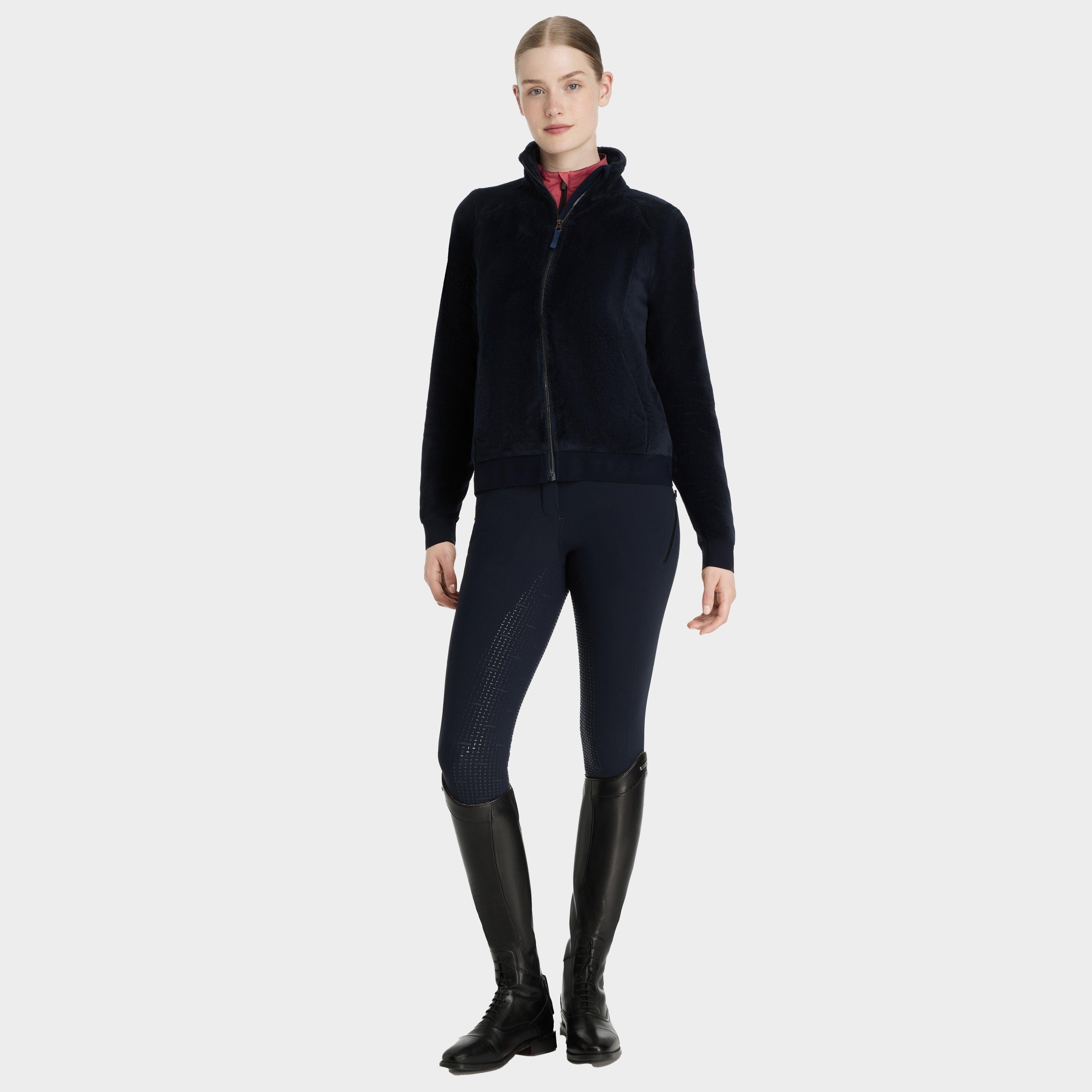 Womens Liberty Zip Through Fleece Navy