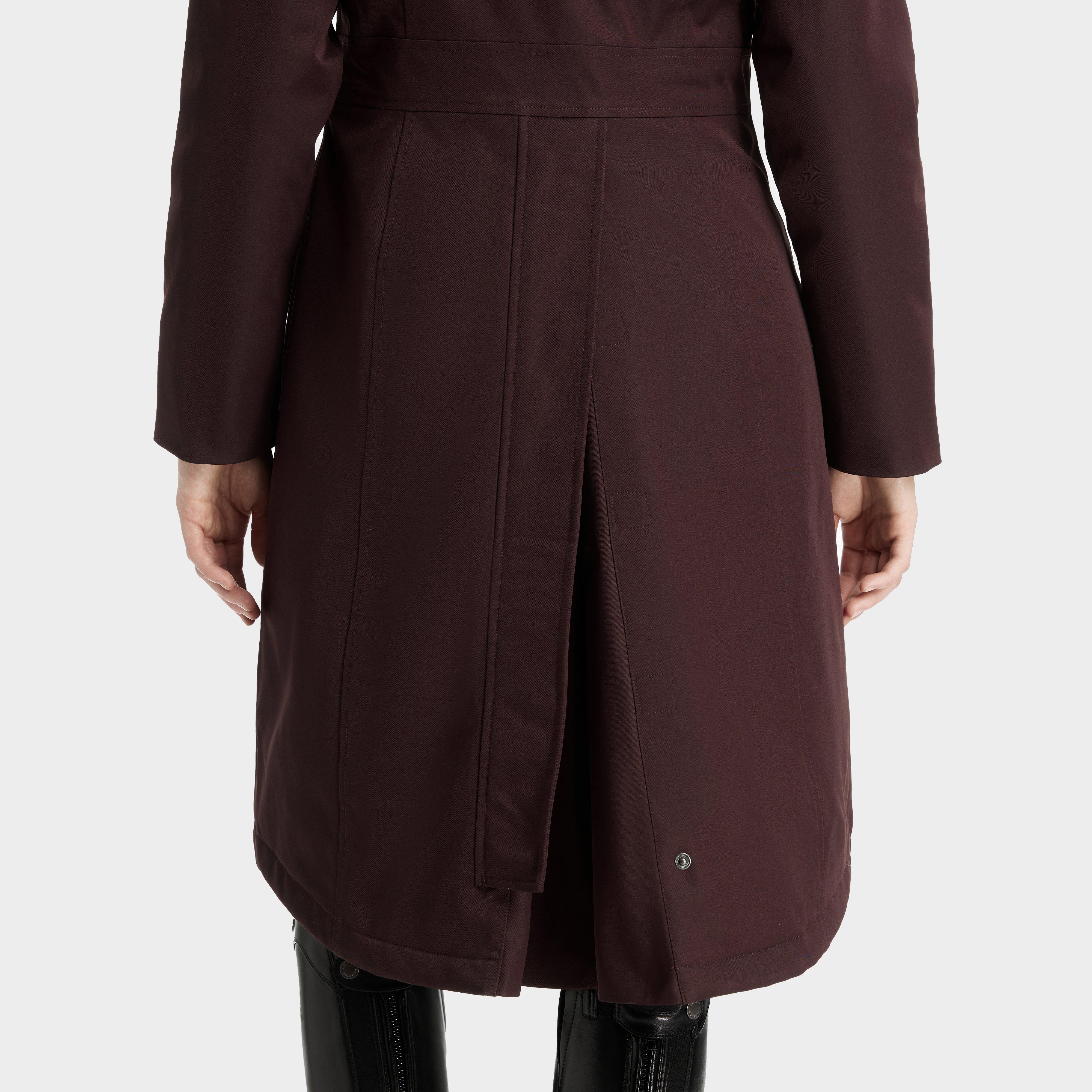 Womens Anya Waterproof Riding Coat Damson