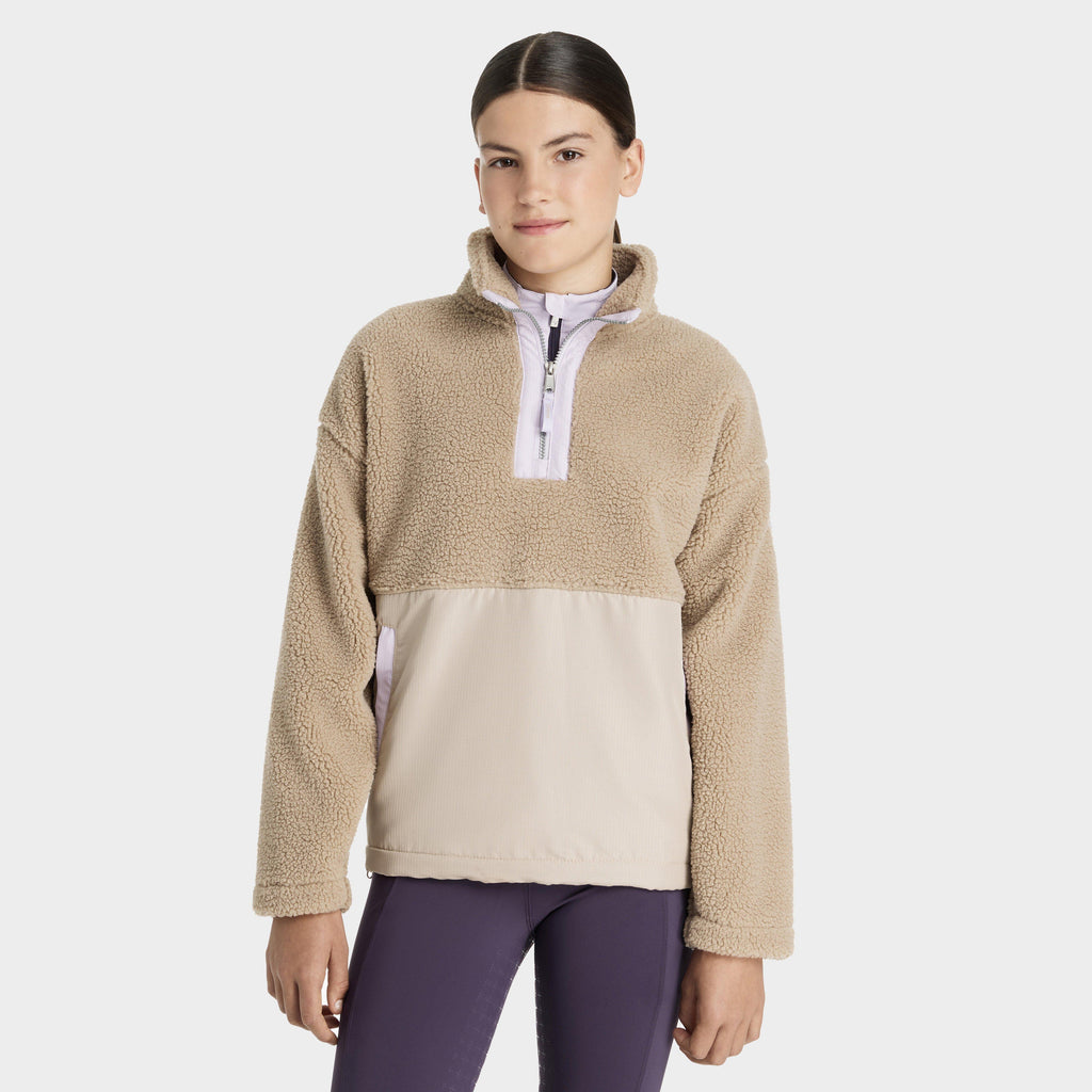 Young Rider Tammy Teddy Fleece Almond