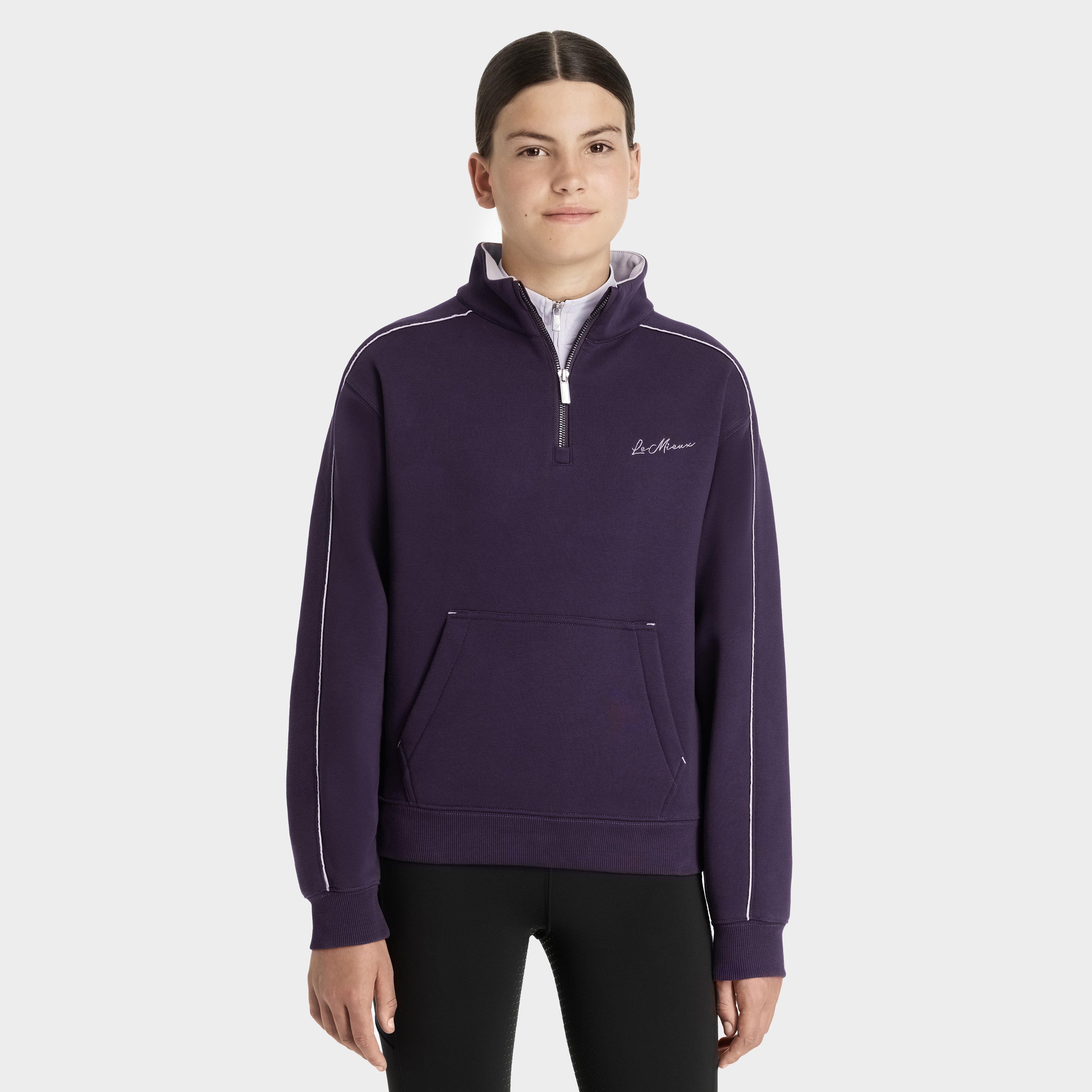 Young Rider Kate Quarter Zip Sweat Juniper