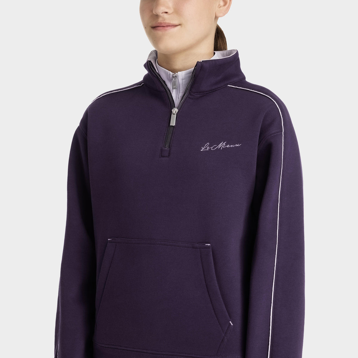 Young Rider Kate Quarter Zip Sweat Juniper