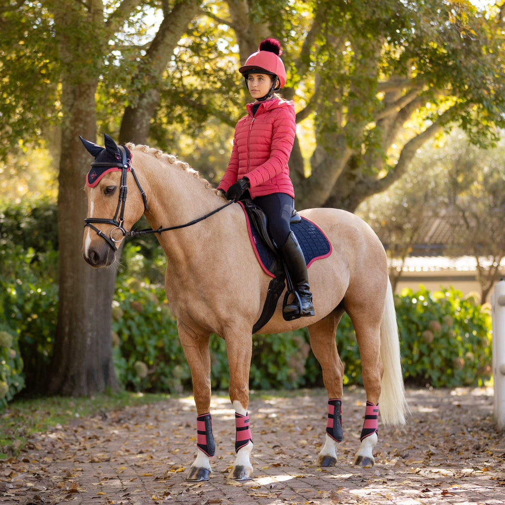 Young Rider Ruby Puffer Jacket Cranberry