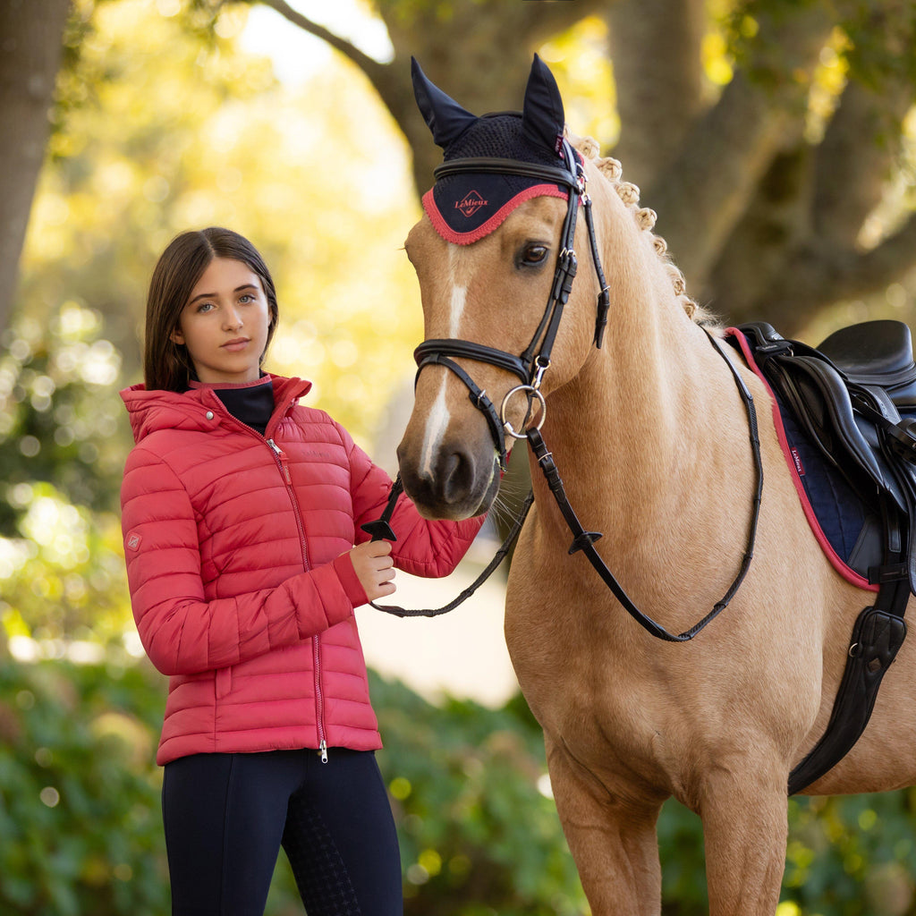 Young Rider Ruby Puffer Jacket Cranberry