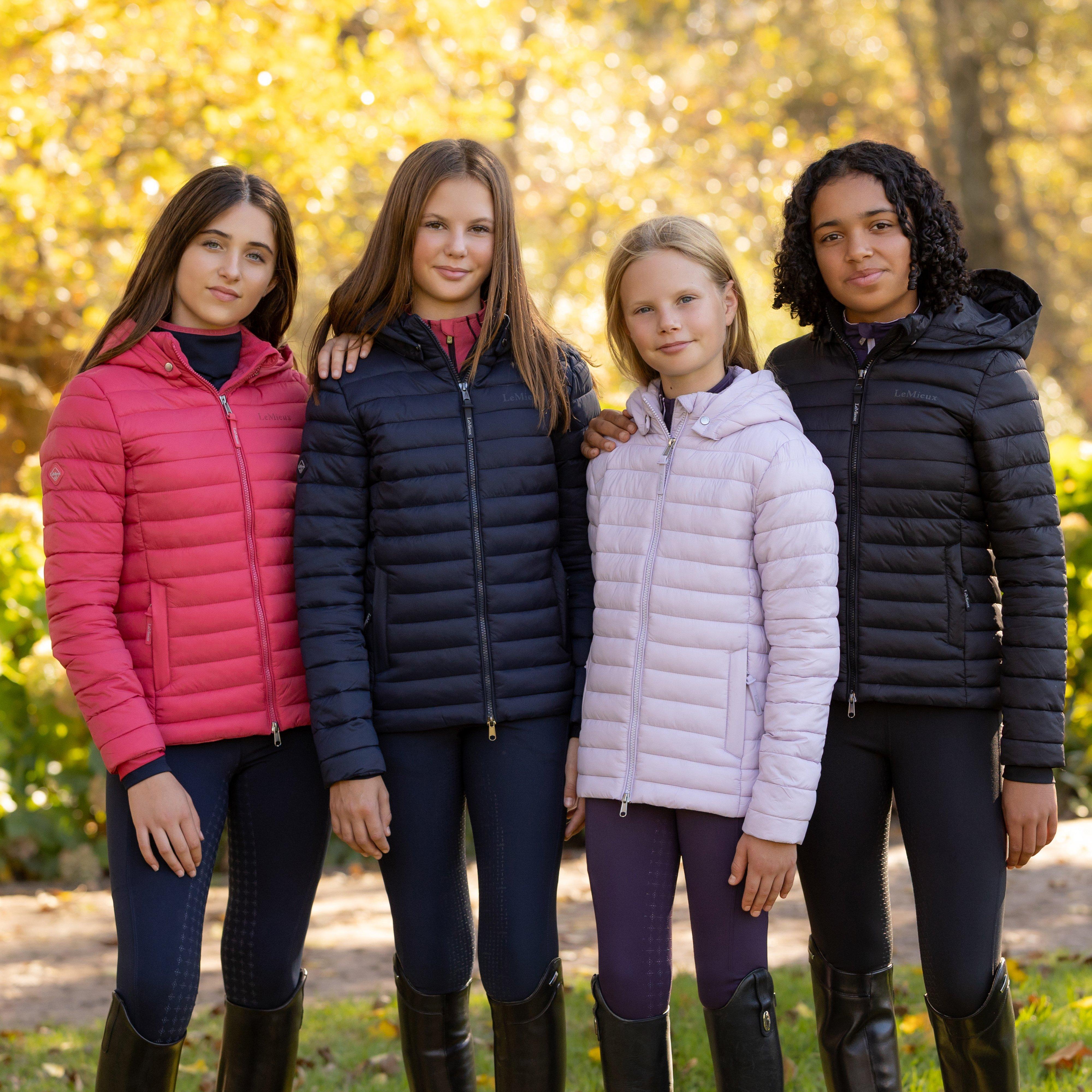 Young Rider Ruby Puffer Jacket Cranberry