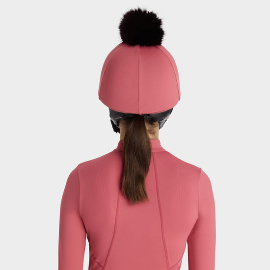 Pom Hat Silk Cranberry