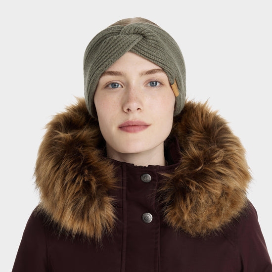 Womens Clara Ribbed Knit Headband Rosemary