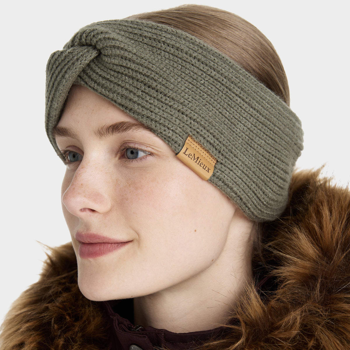 Womens Clara Ribbed Knit Headband Rosemary