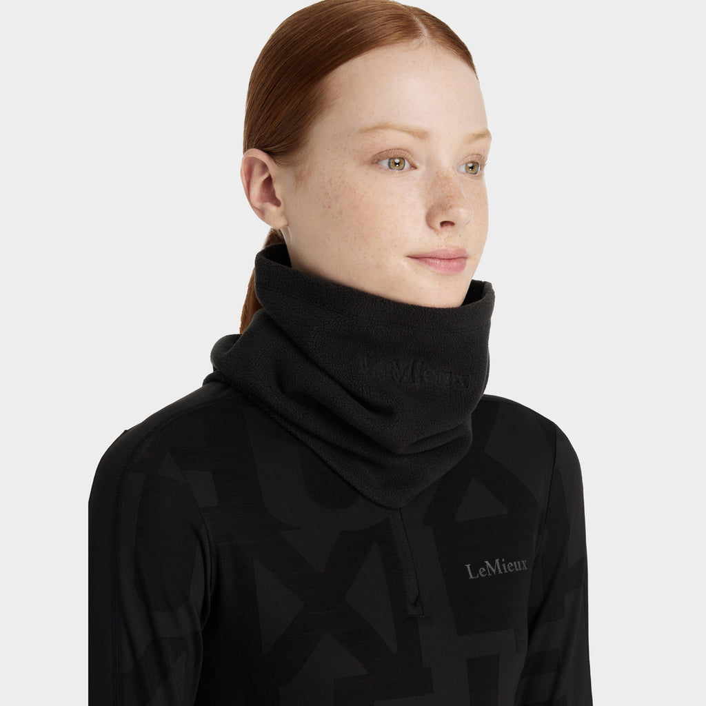 Womens Fleece Snood Black