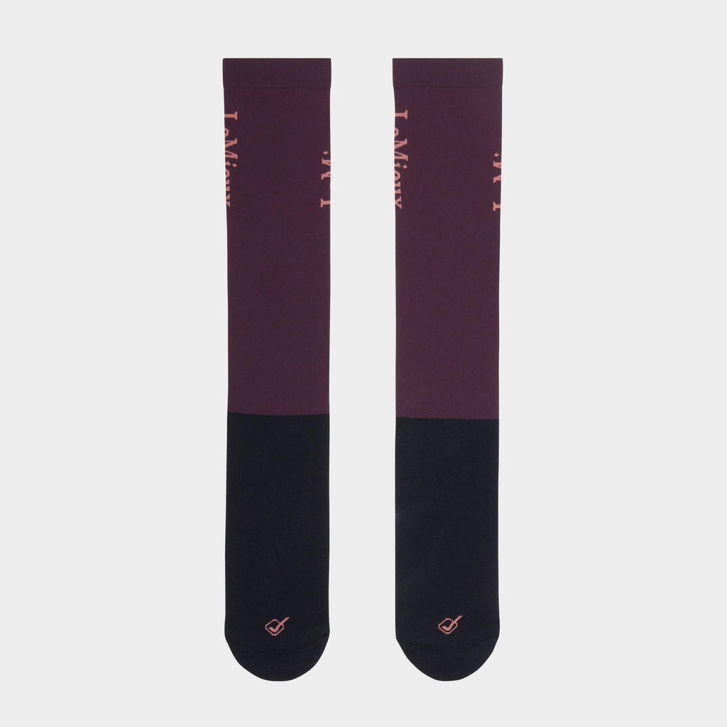 Womens Competition Socks 2 Pack Damson