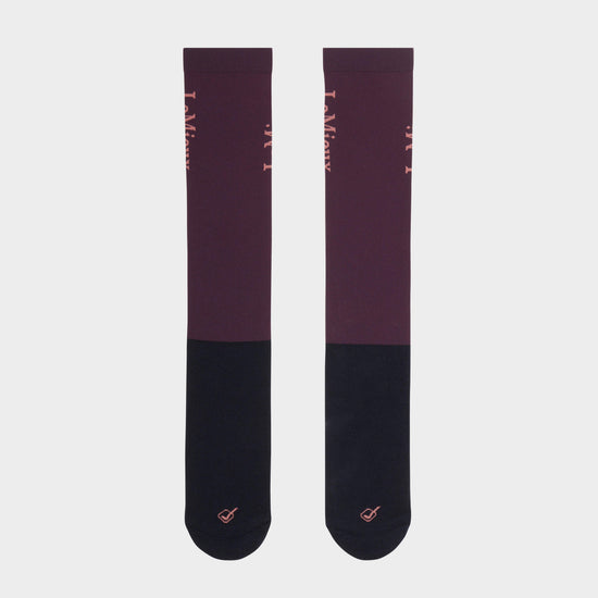 Womens Competition Socks 2 Pack Damson