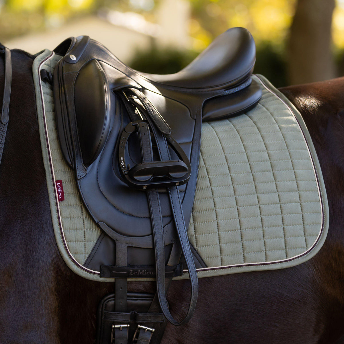 Suede Dressage Saddle Pad Rosemary
