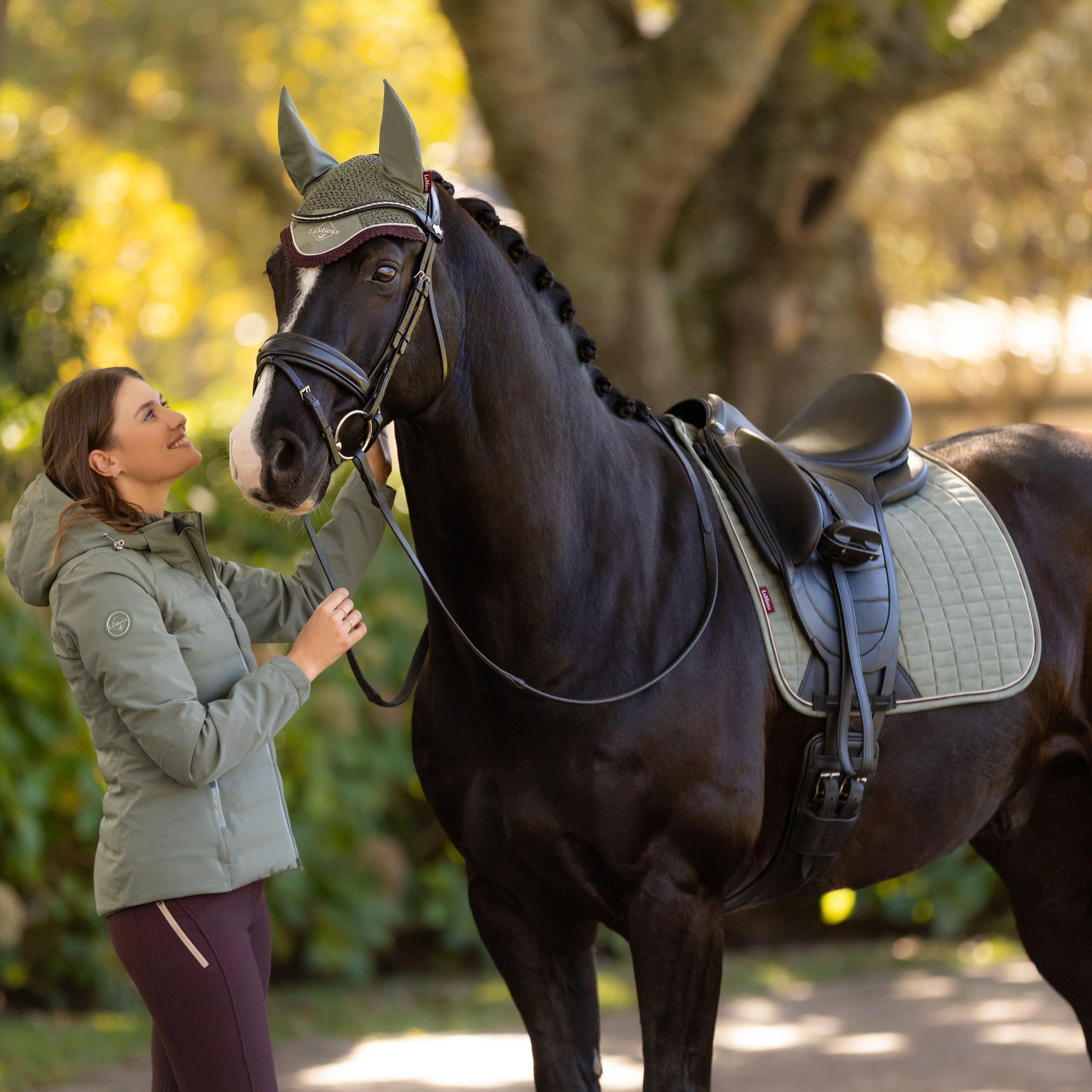 Suede Dressage Saddle Pad Rosemary
