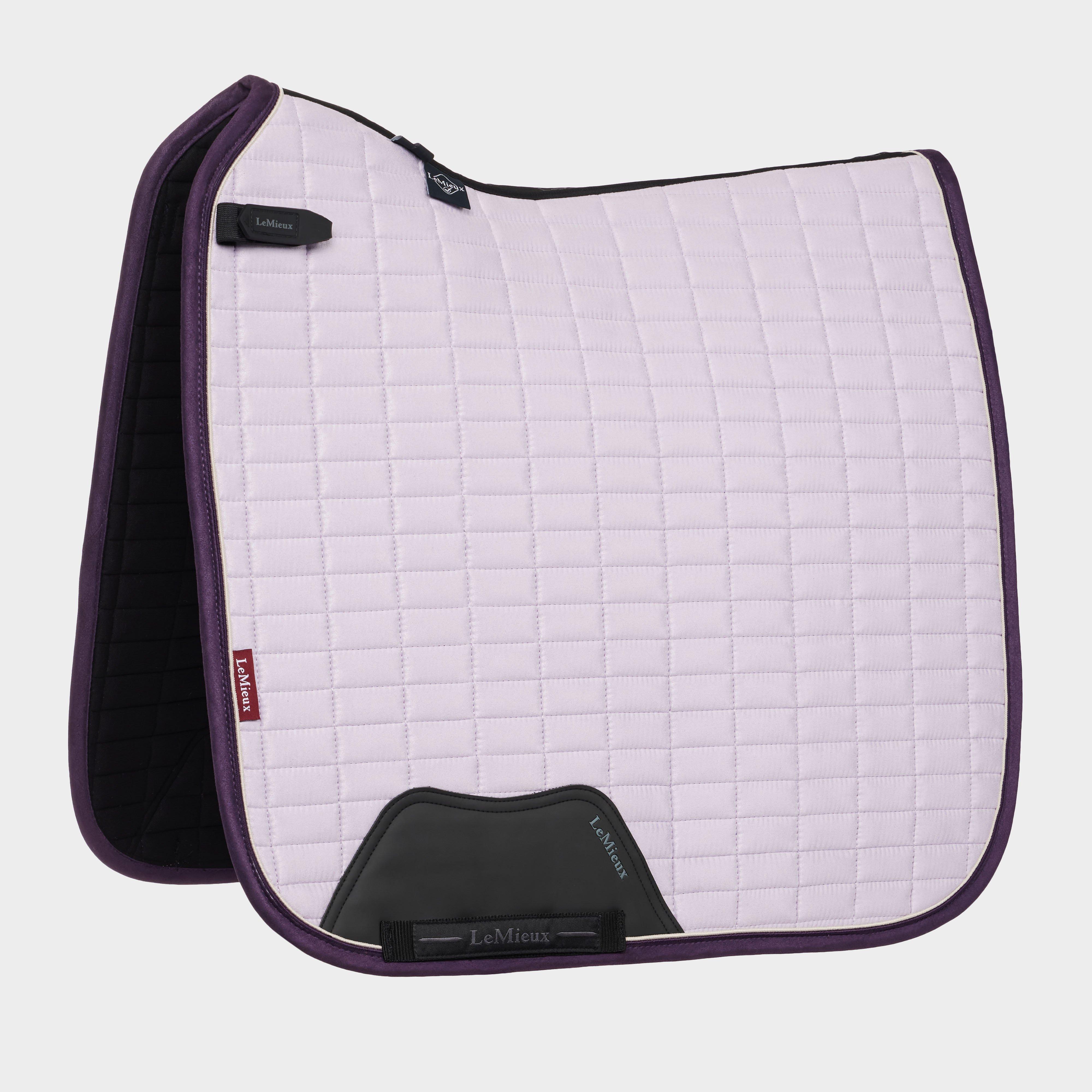 Suede Dressage Saddle Pad Lilac