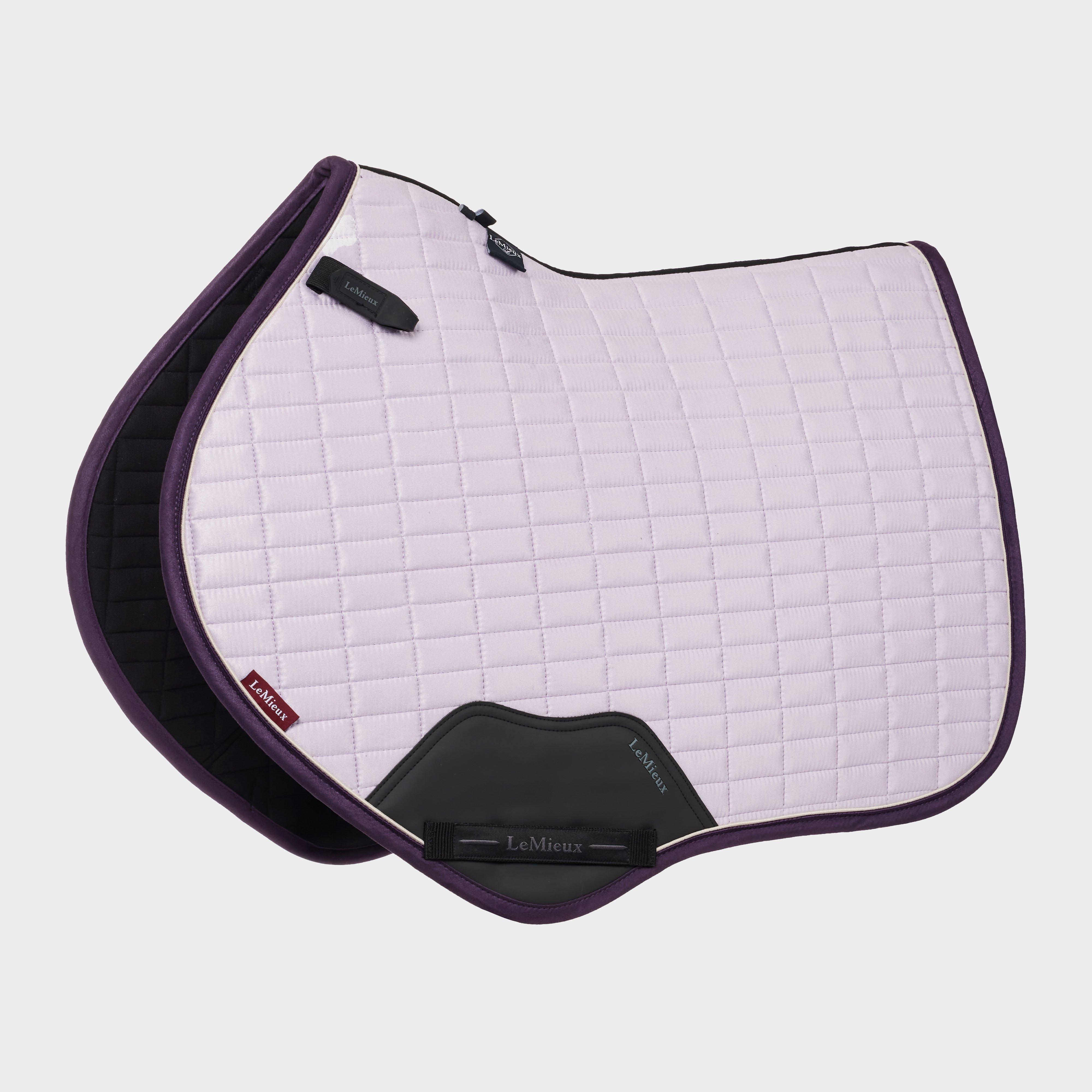 Suede Close Contact Saddle Pad Lilac
