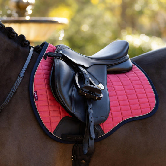 Suede GP Saddle Pad Cranberry