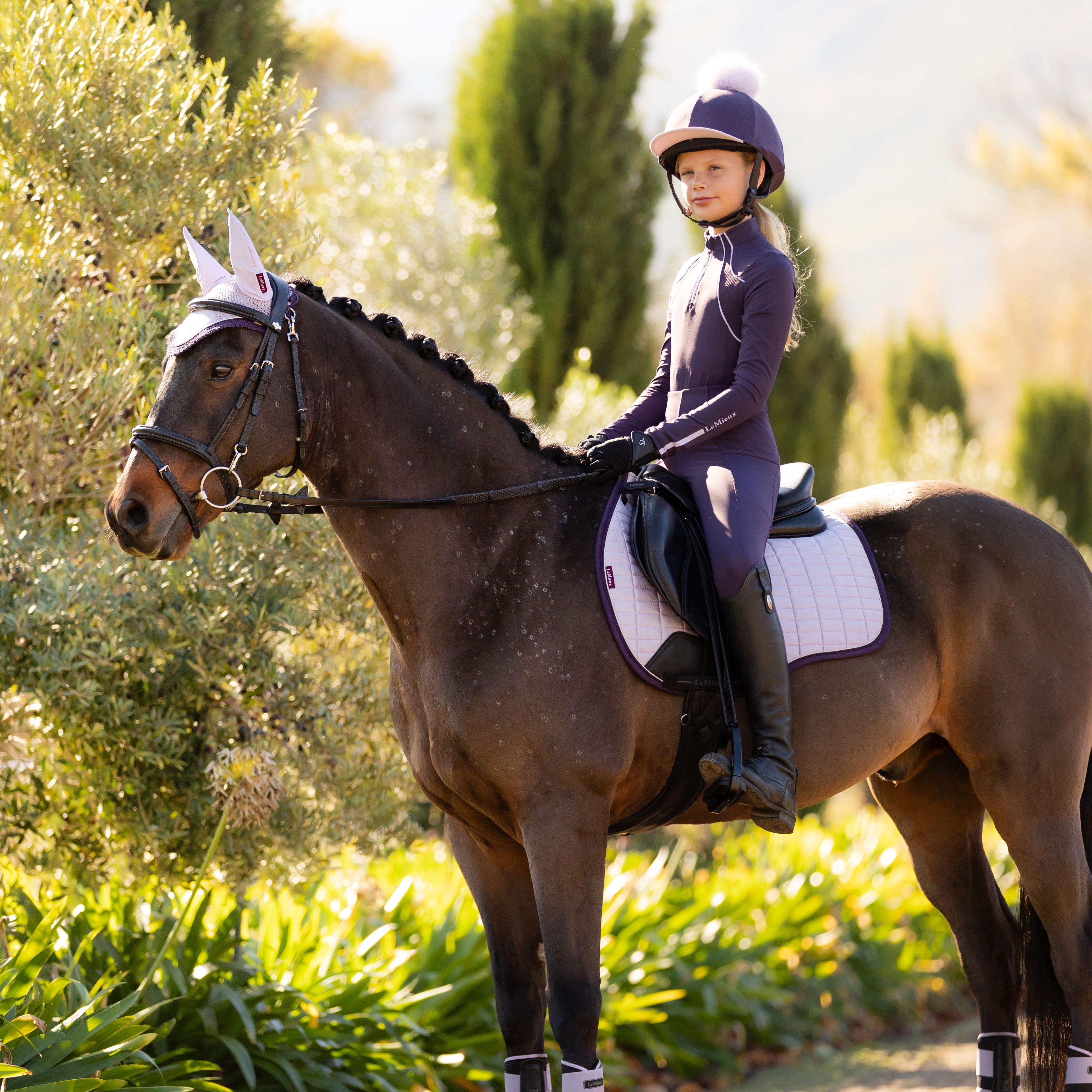 Suede GP Saddle Pad Lilac