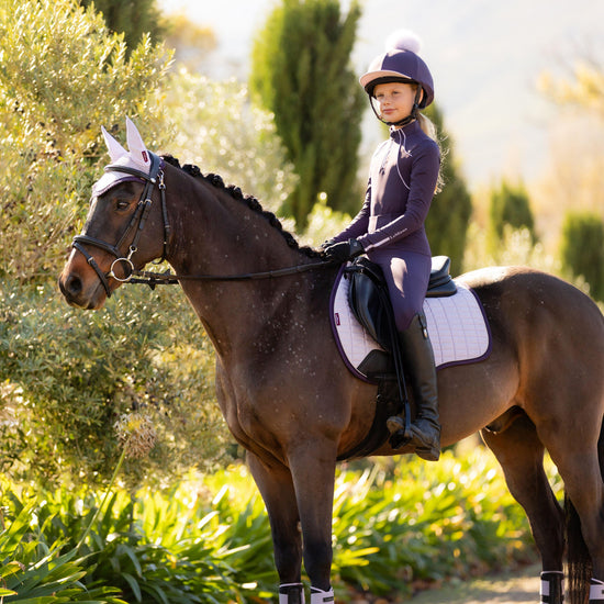Suede GP Saddle Pad Lilac