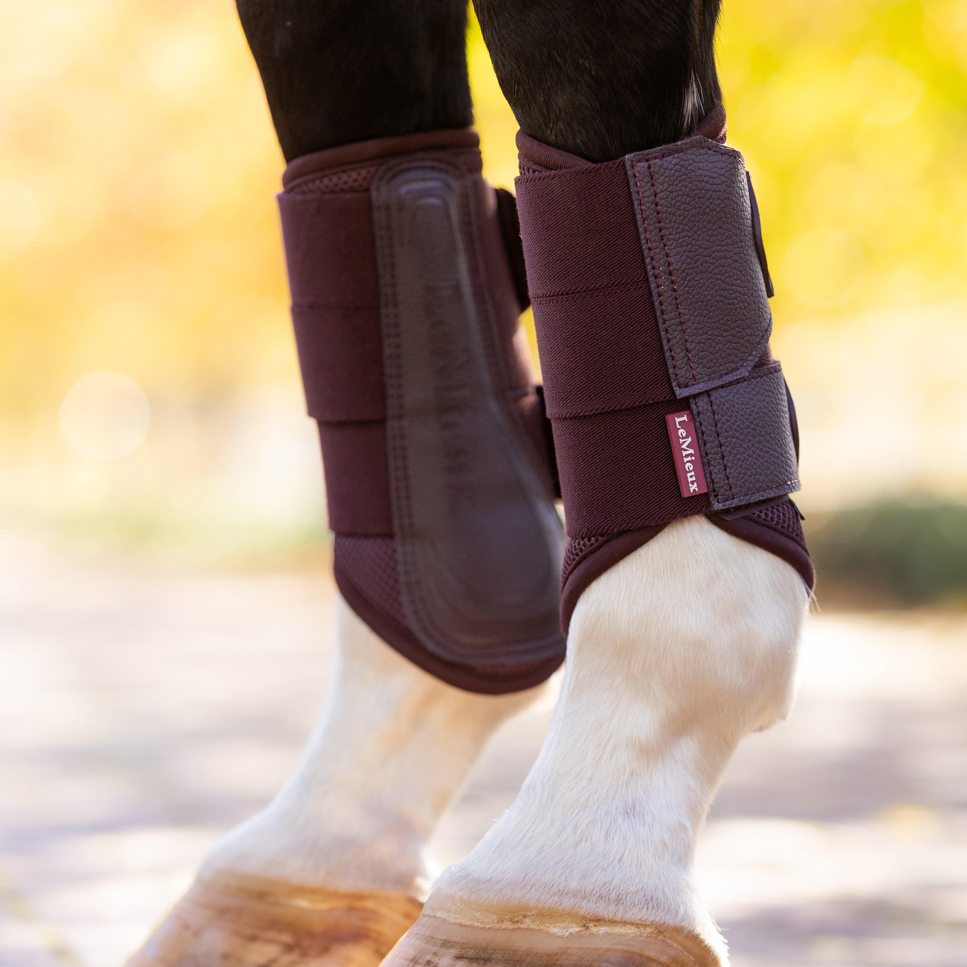 Arika Mesh Brushing Boots Damson