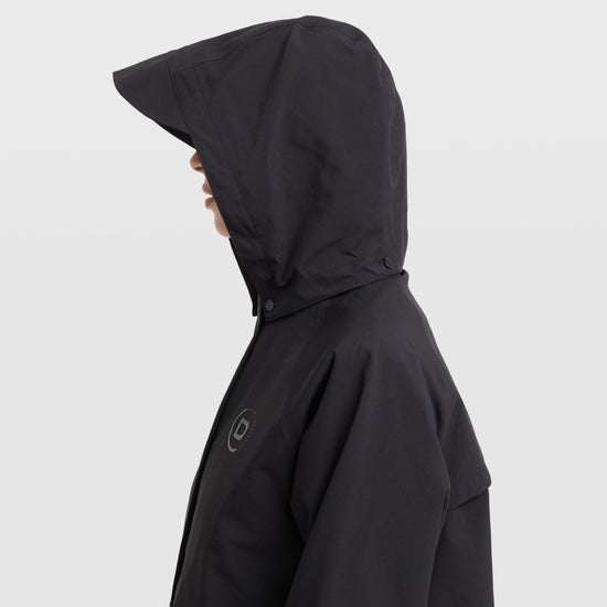 Women's Wet Weather Long Jacket Black