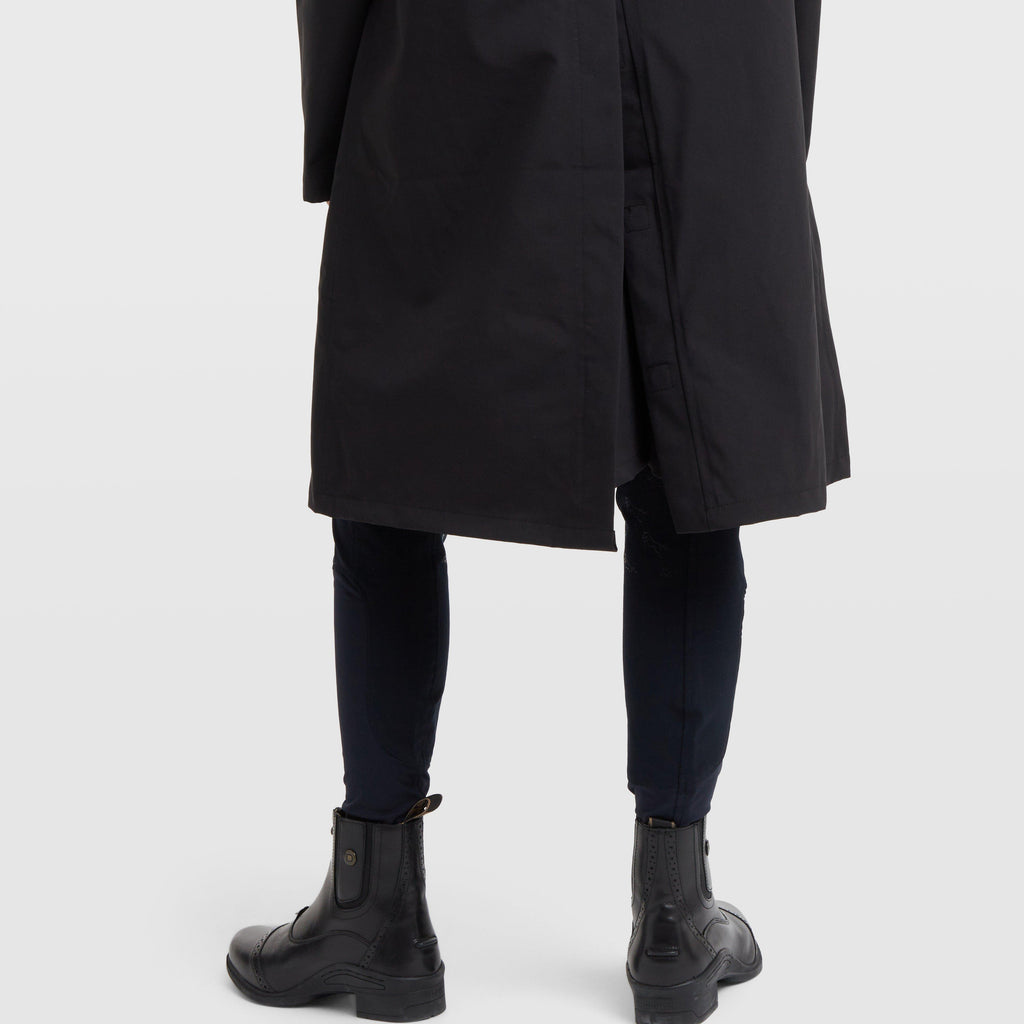 Women's Wet Weather Long Jacket Black