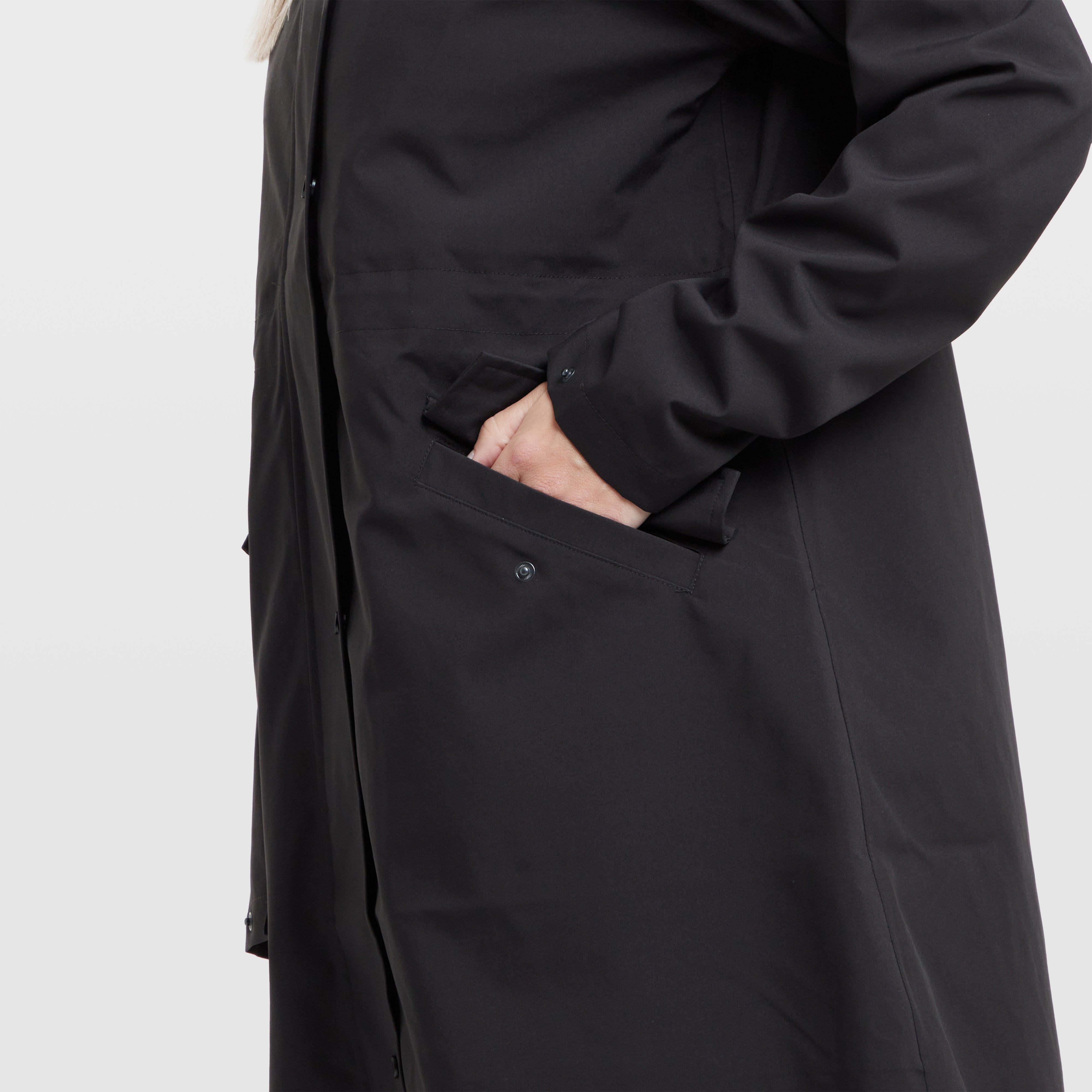 Women's Wet Weather Long Jacket Black