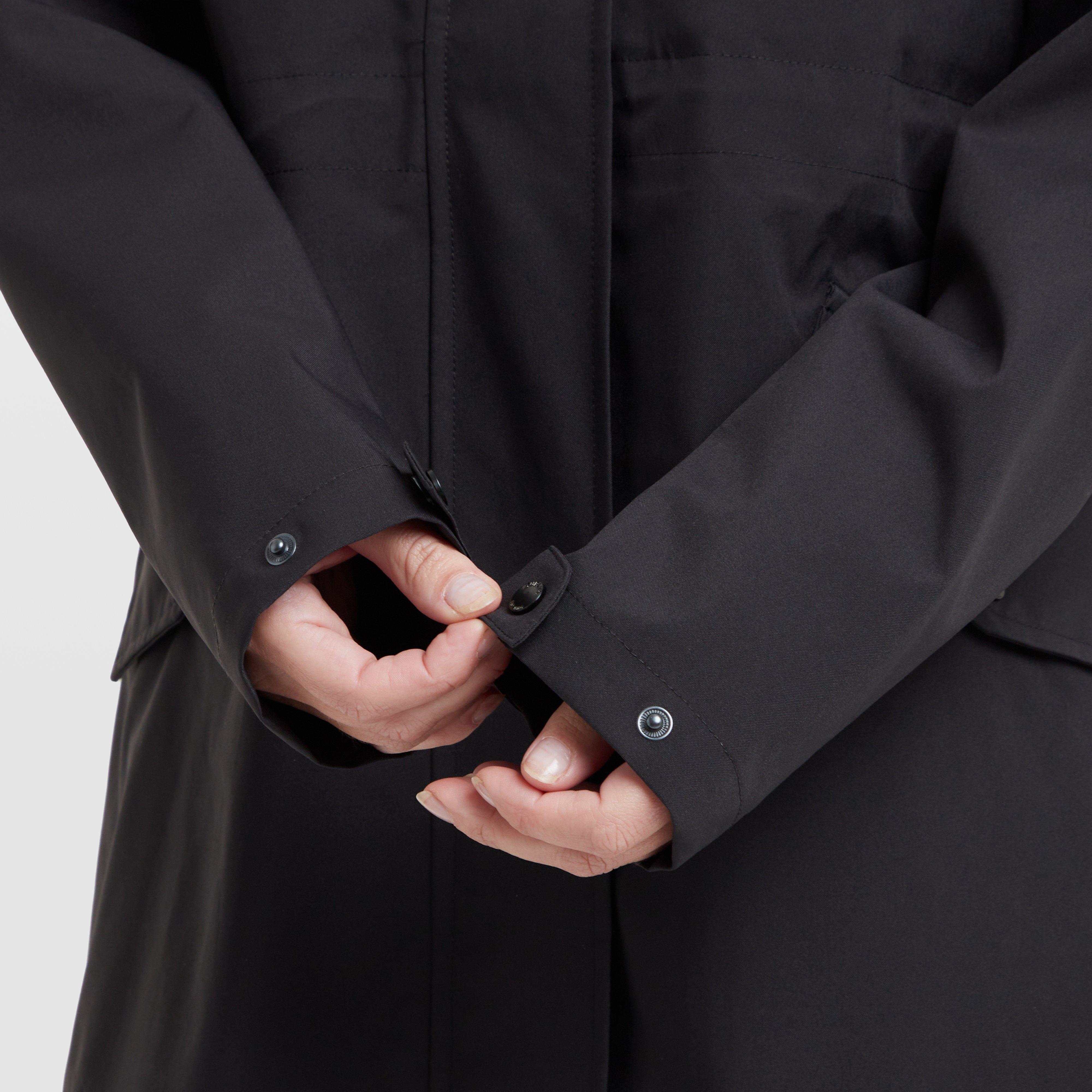 Women's Wet Weather Long Jacket Black